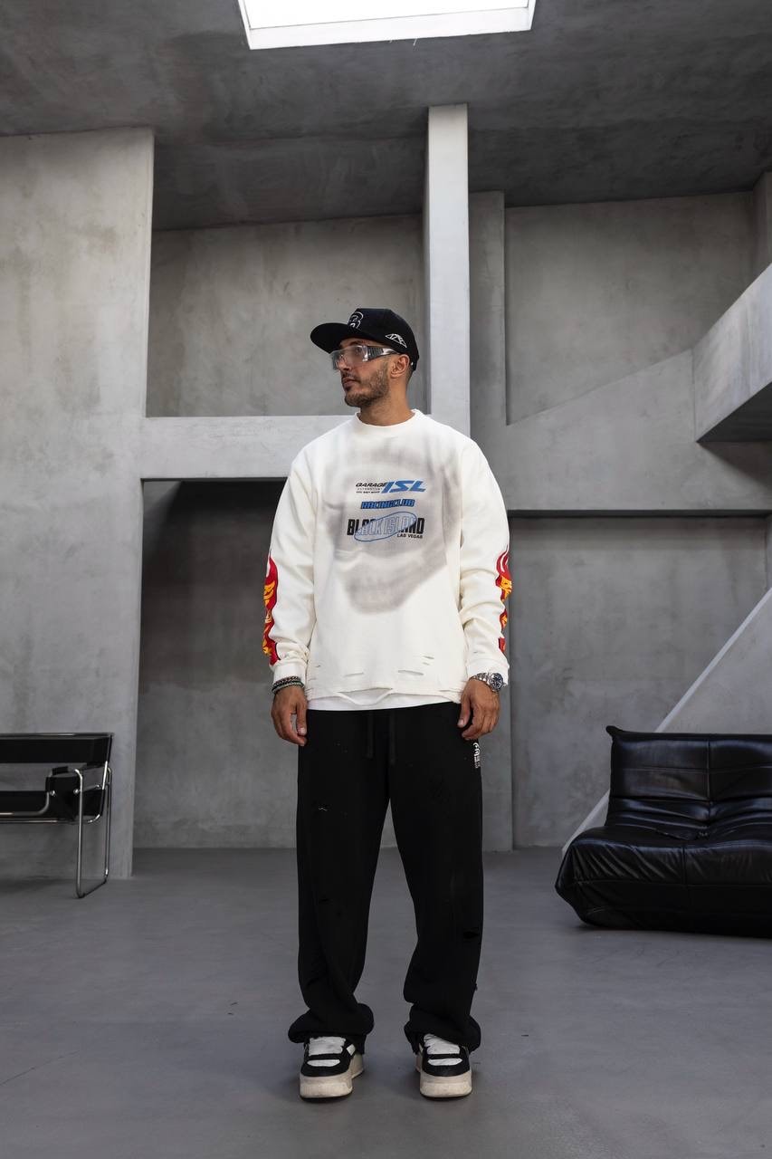 Garage Shadow Detailed Sweatshirt
