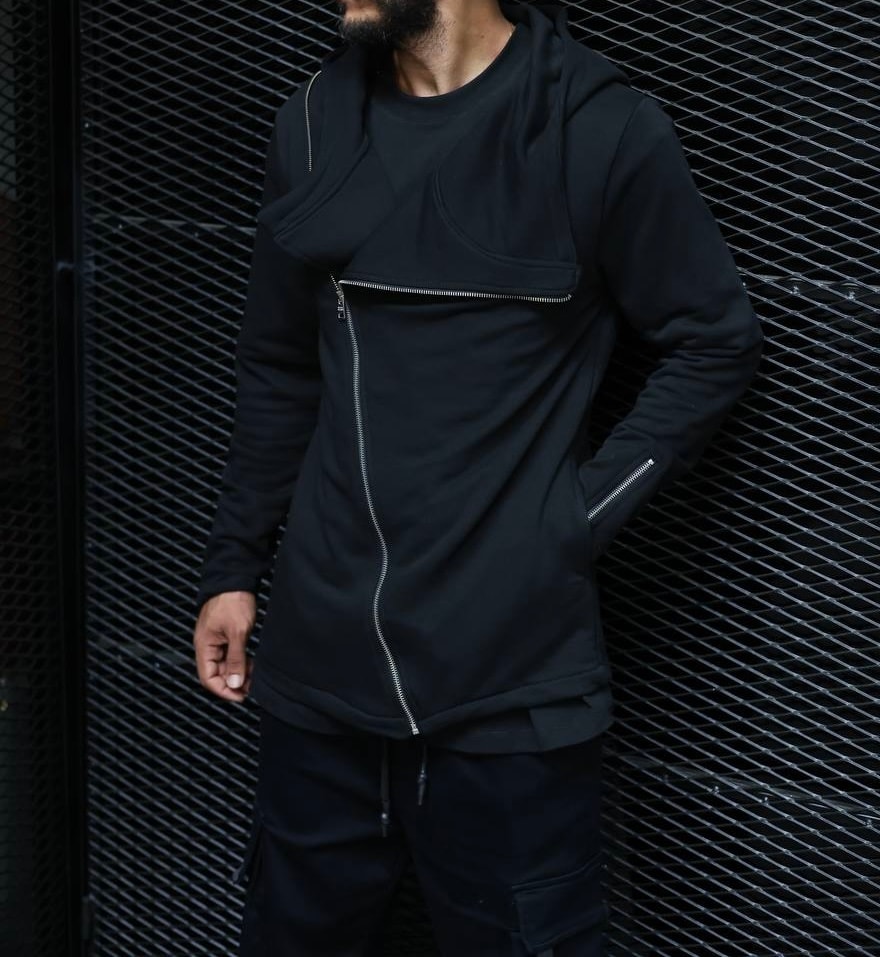 Black Zippered Jacket