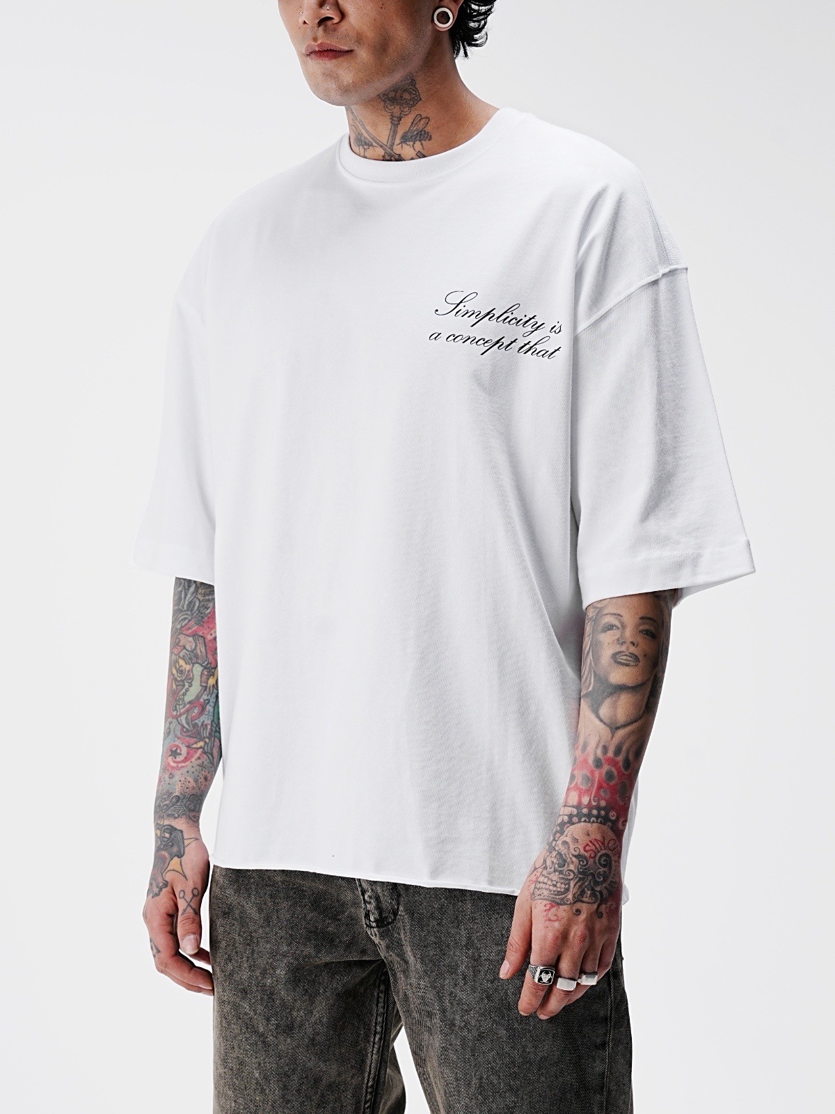 Written T-shirt White