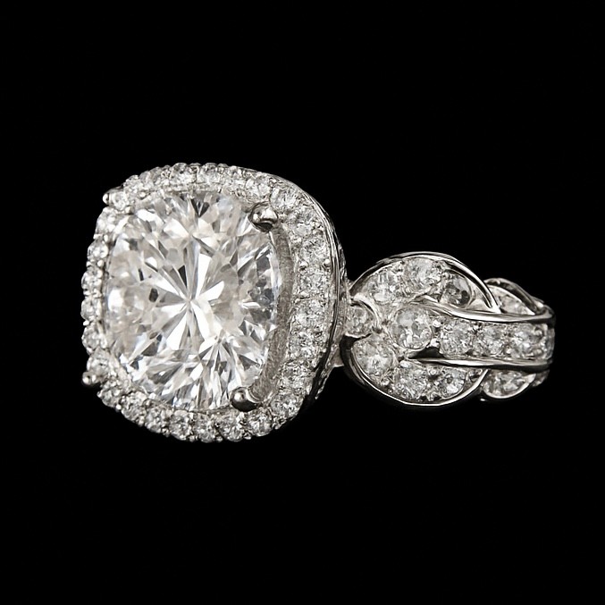 Diamond Stone Paved Earring