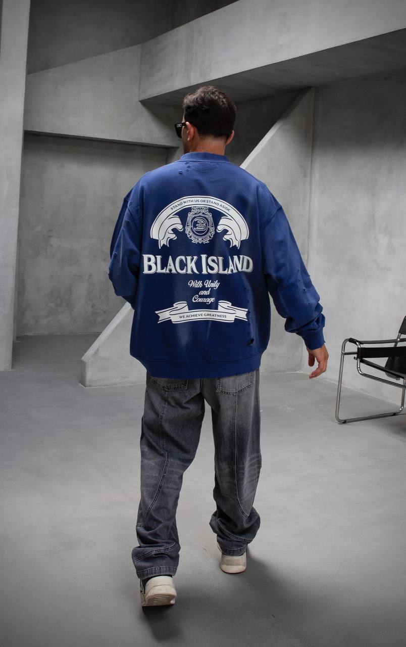 Blue Design Sweatshirt