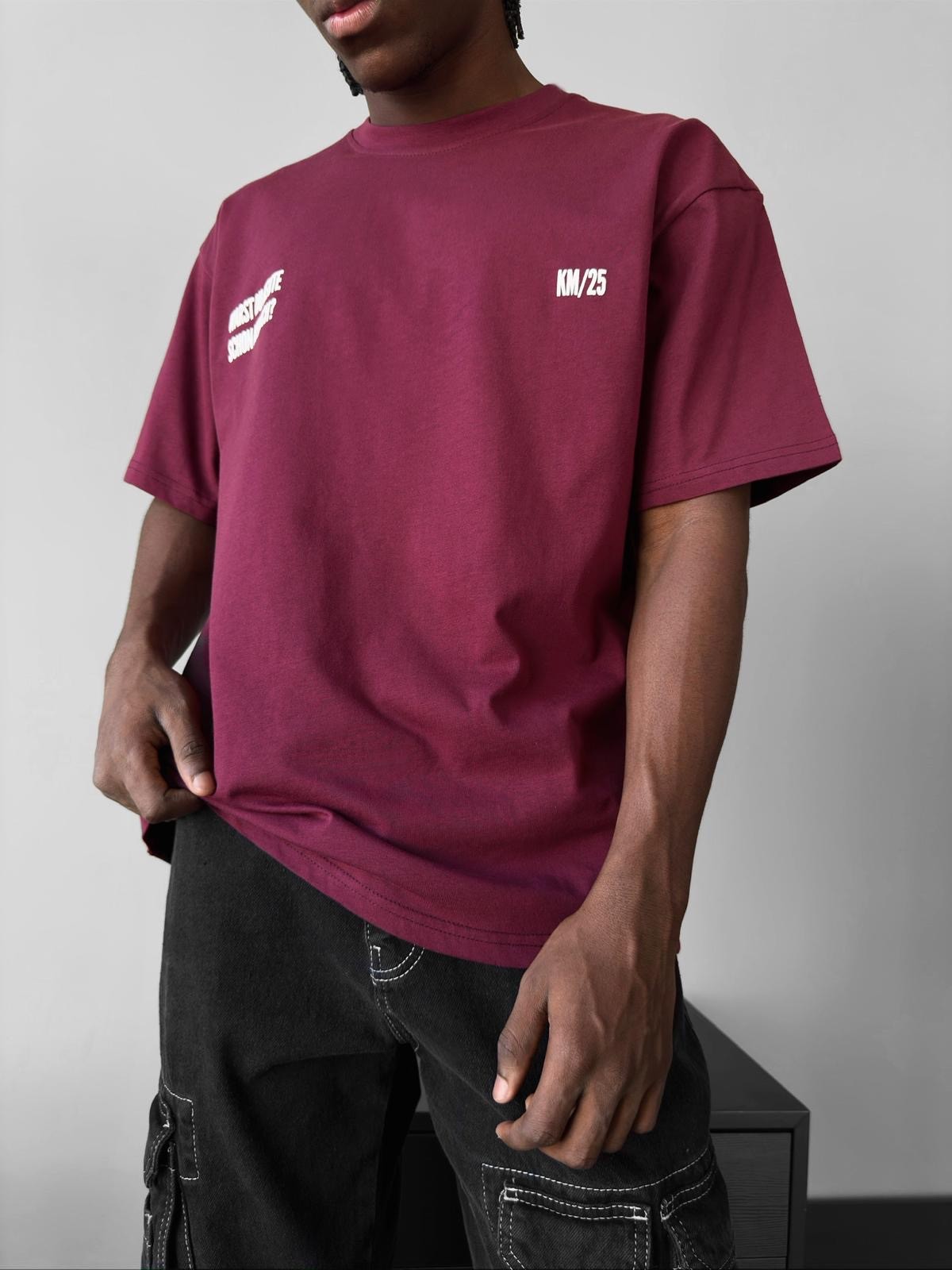 Burgundy T-shirt