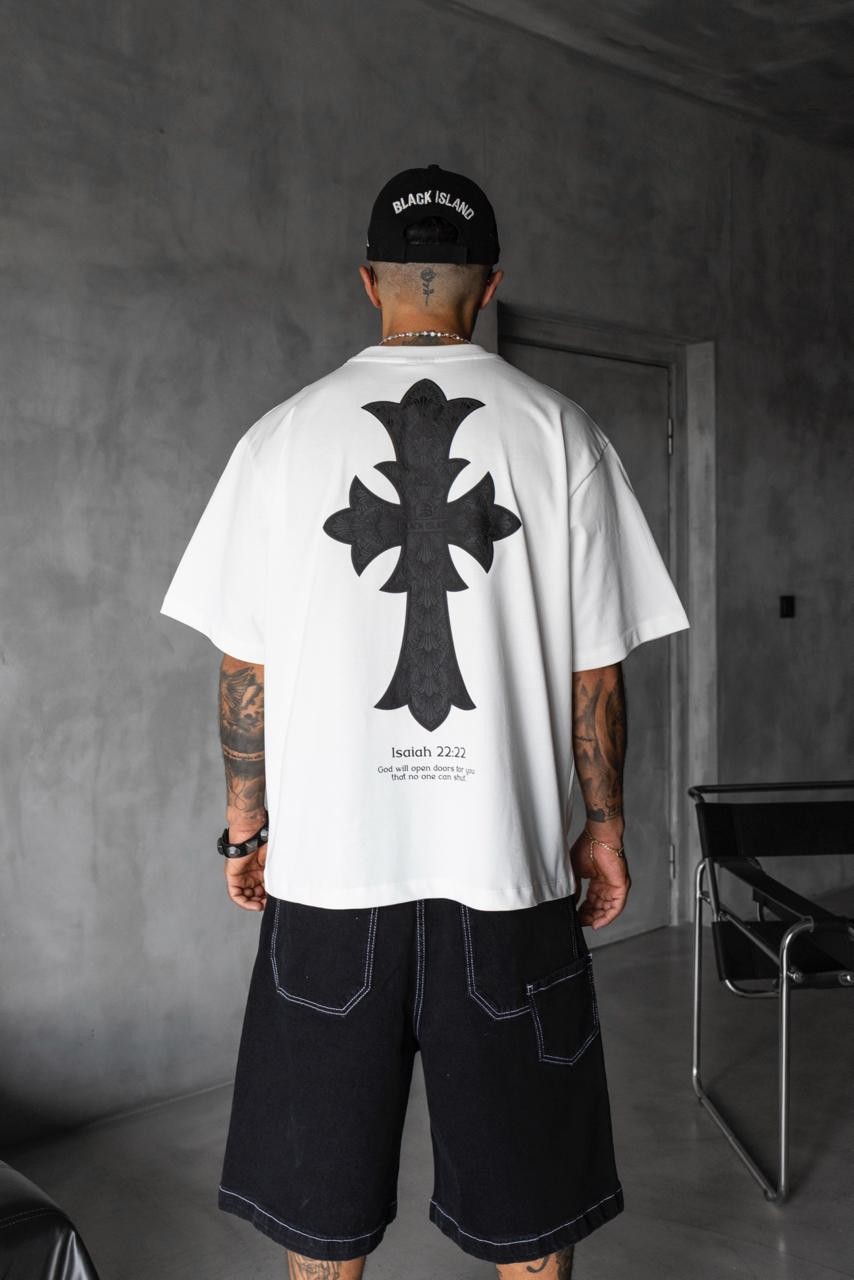 Detalied Haç T-shirt