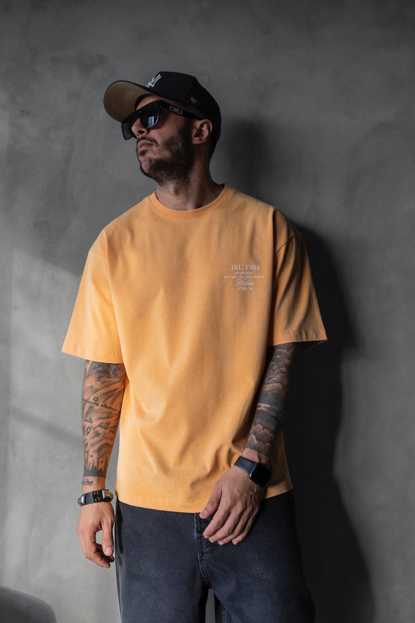 Orange Plain T-Shirt