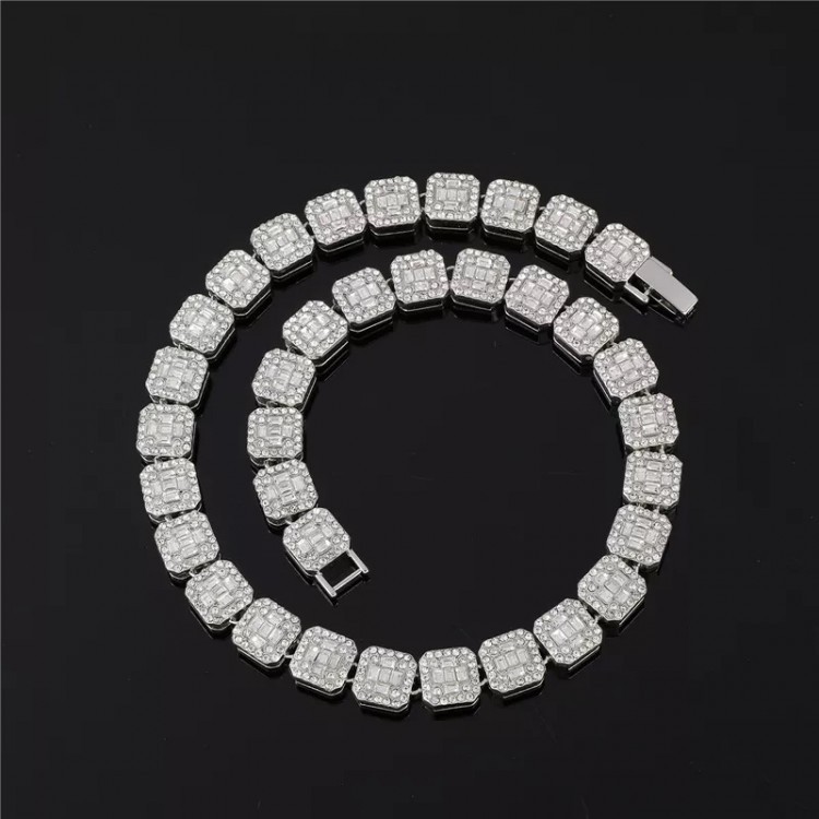 8mm Square Cut Tennis Chain