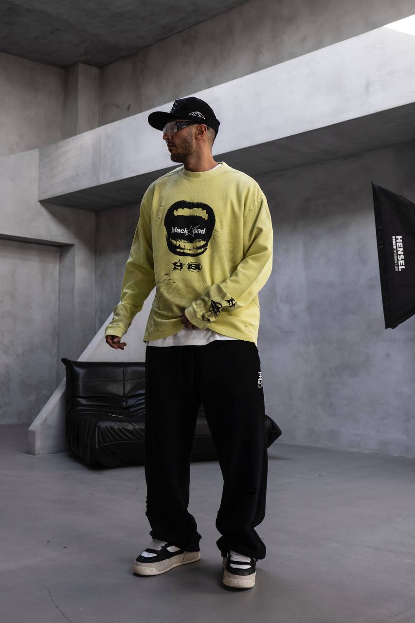Neon Yellow Designer Sweatshirt