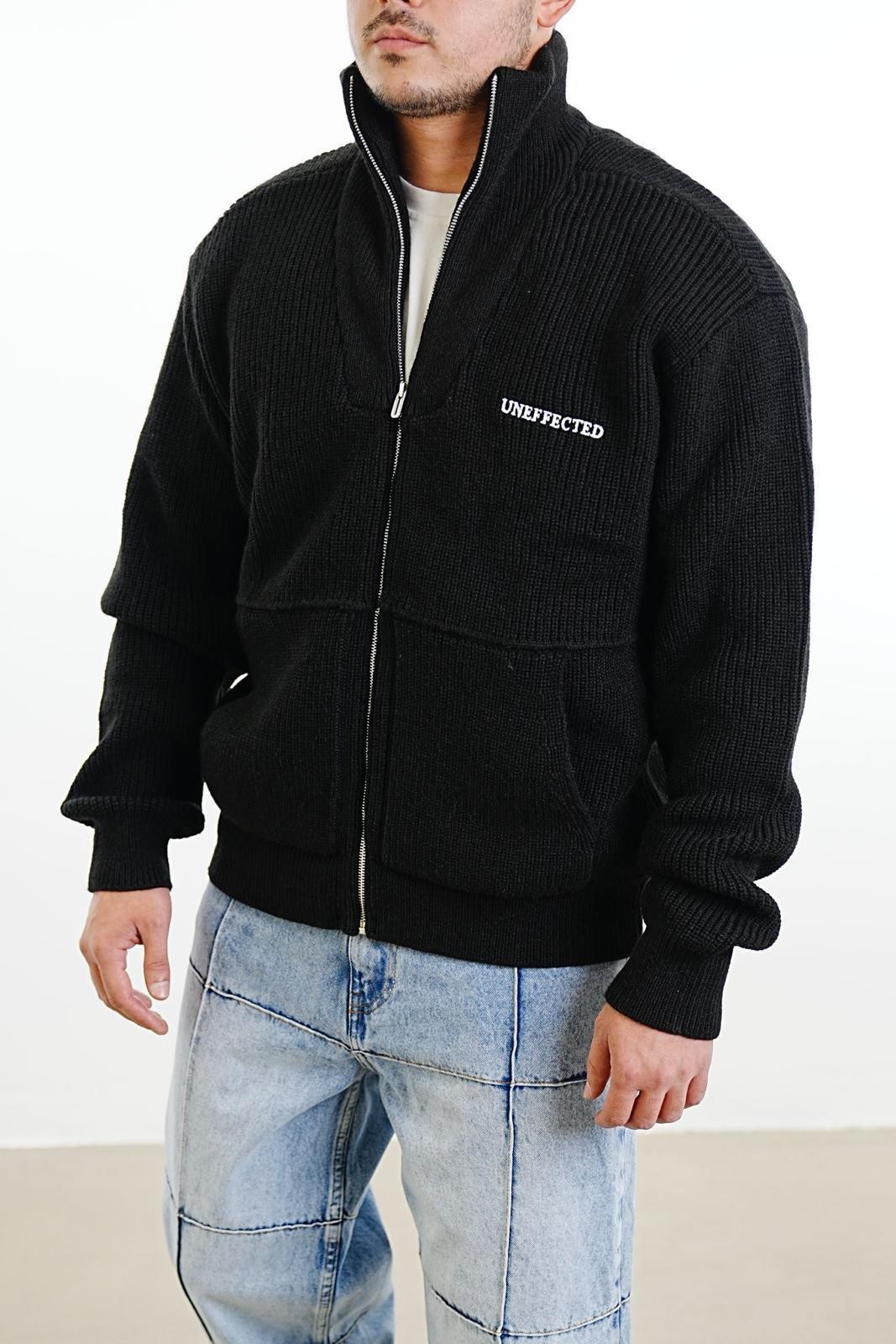 Black Knitting Jacket