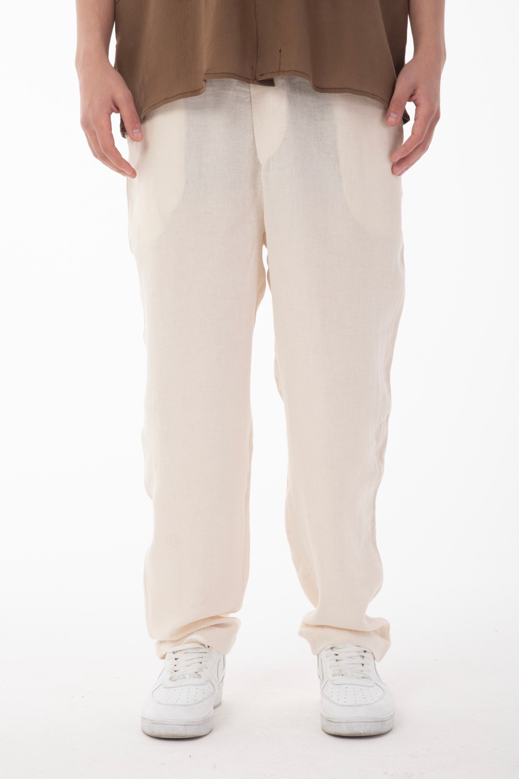 Linen Detailed Pants