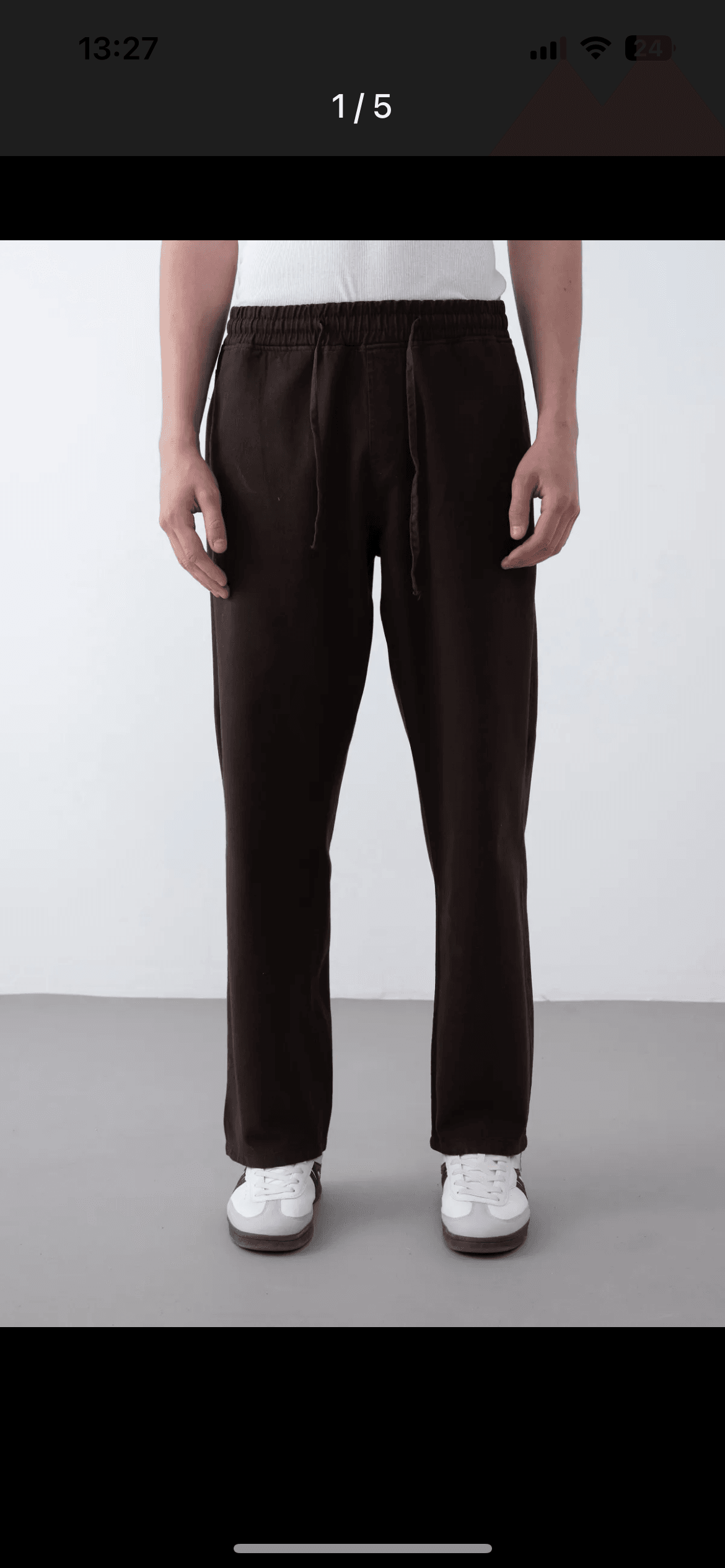 Brown Loose Jogger