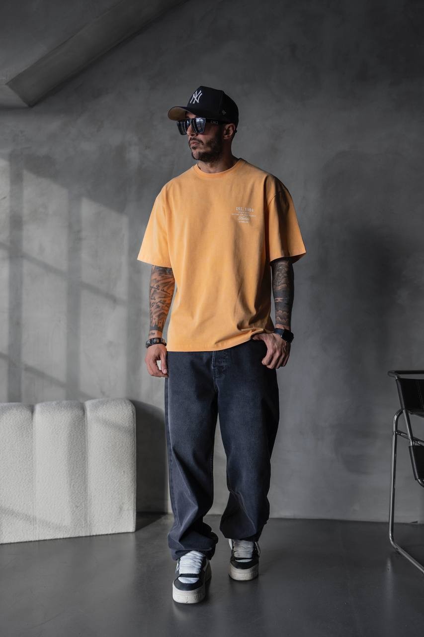 Orange Plain T-Shirt
