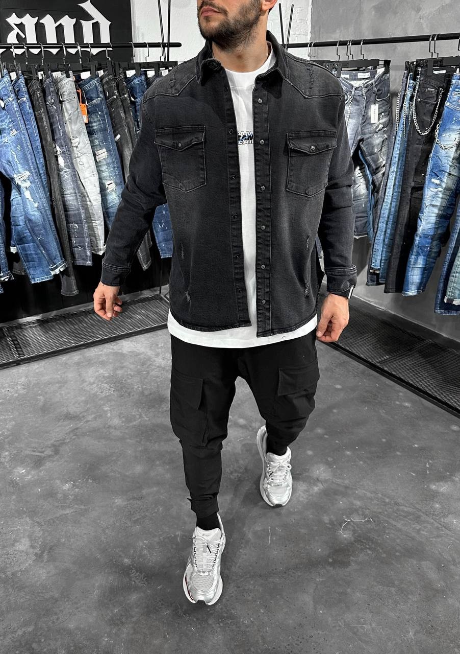 Art Denim Jacket