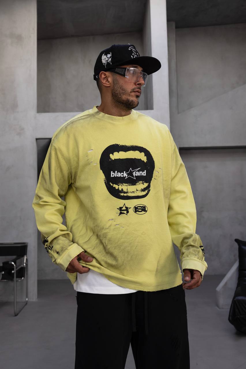 Neon Yellow Designer Sweatshirt
