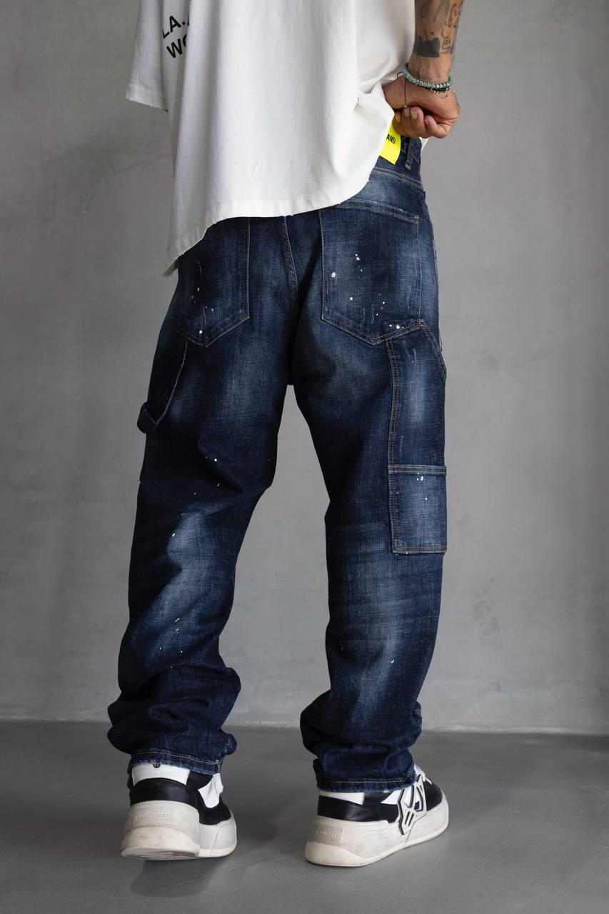 Painted Baggy Jeans