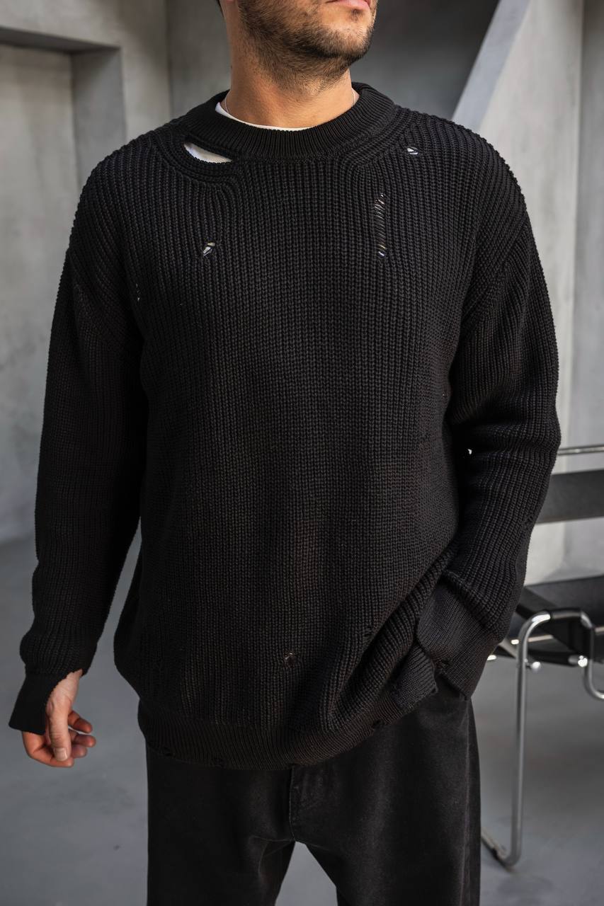 Knitted Detailed Sweatshirt