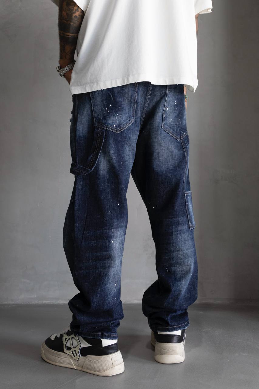 Painted Baggy Jeans