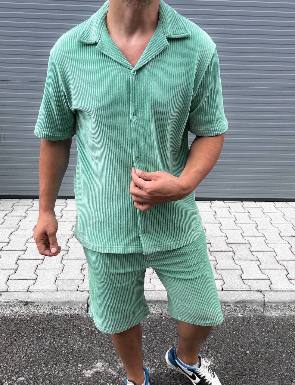Aqua Green Suit