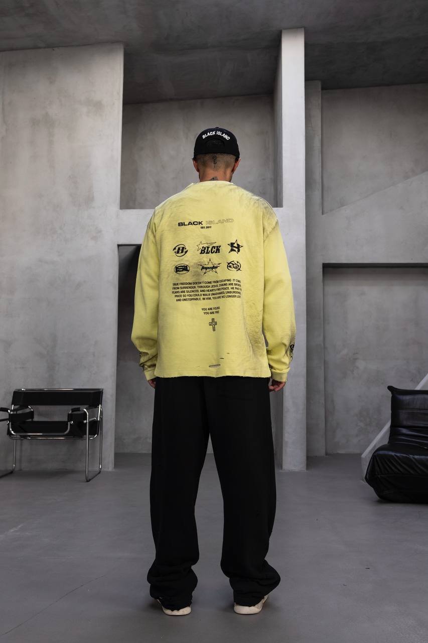 Neon Yellow Designer Sweatshirt