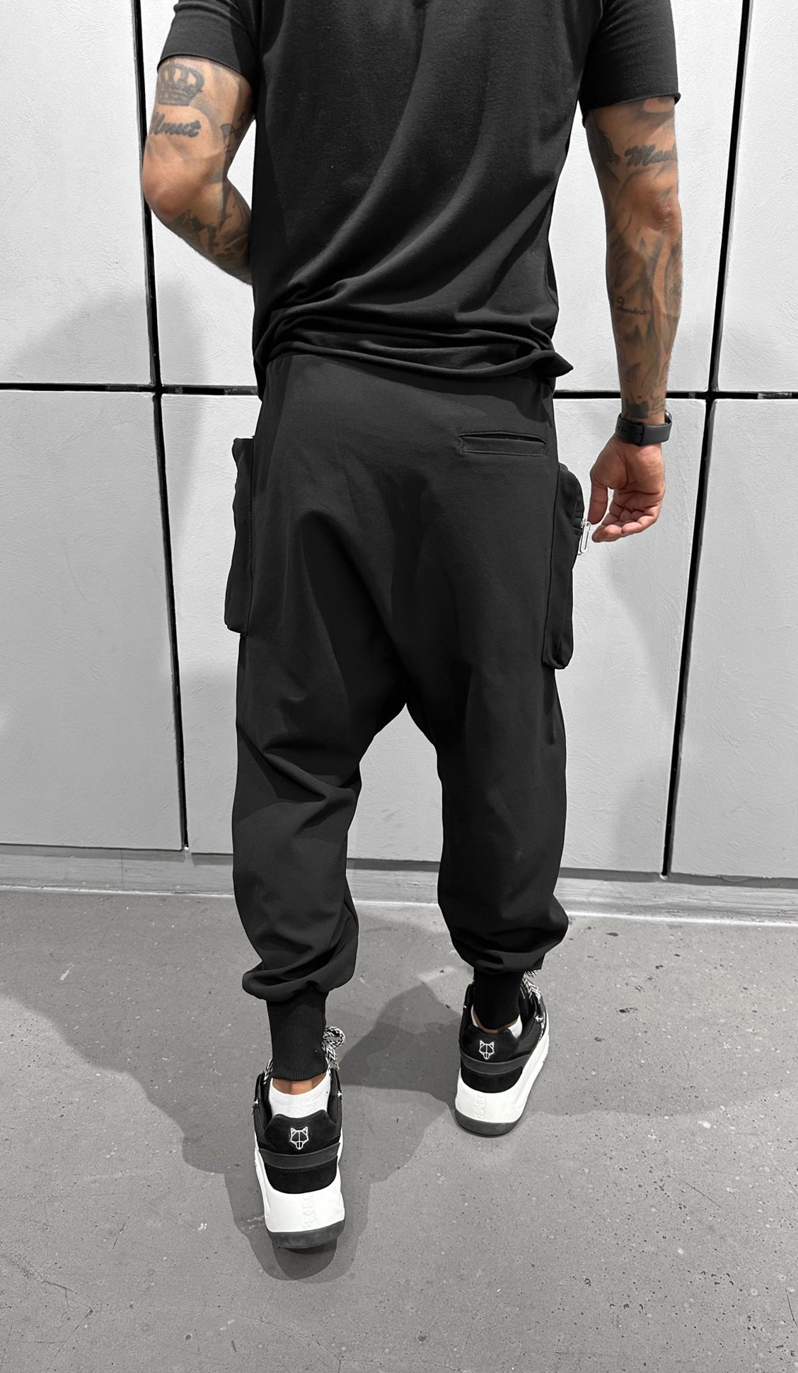 Black Shalwar Jogger