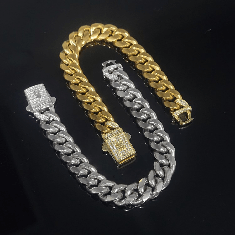 Iced Clips Monaco Style Bracelet