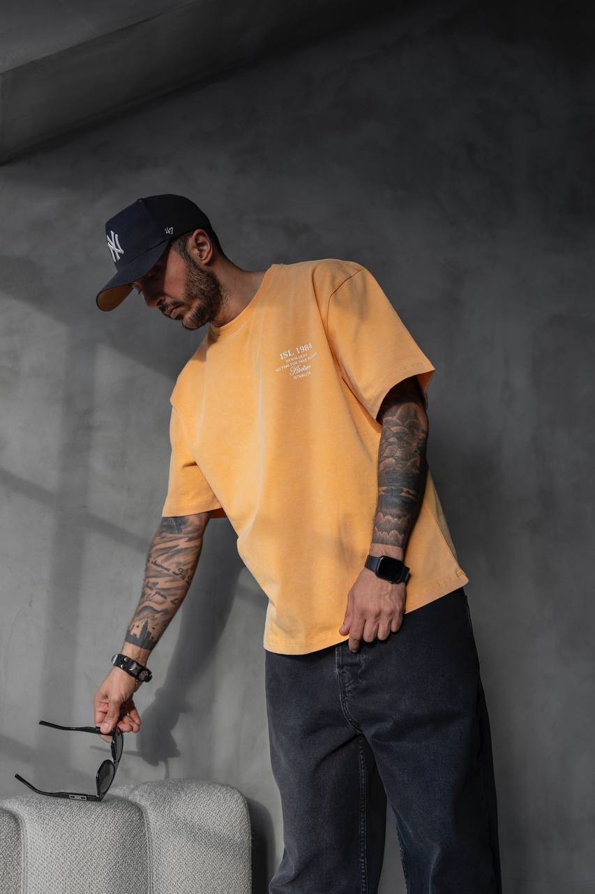 Orange Plain T-Shirt