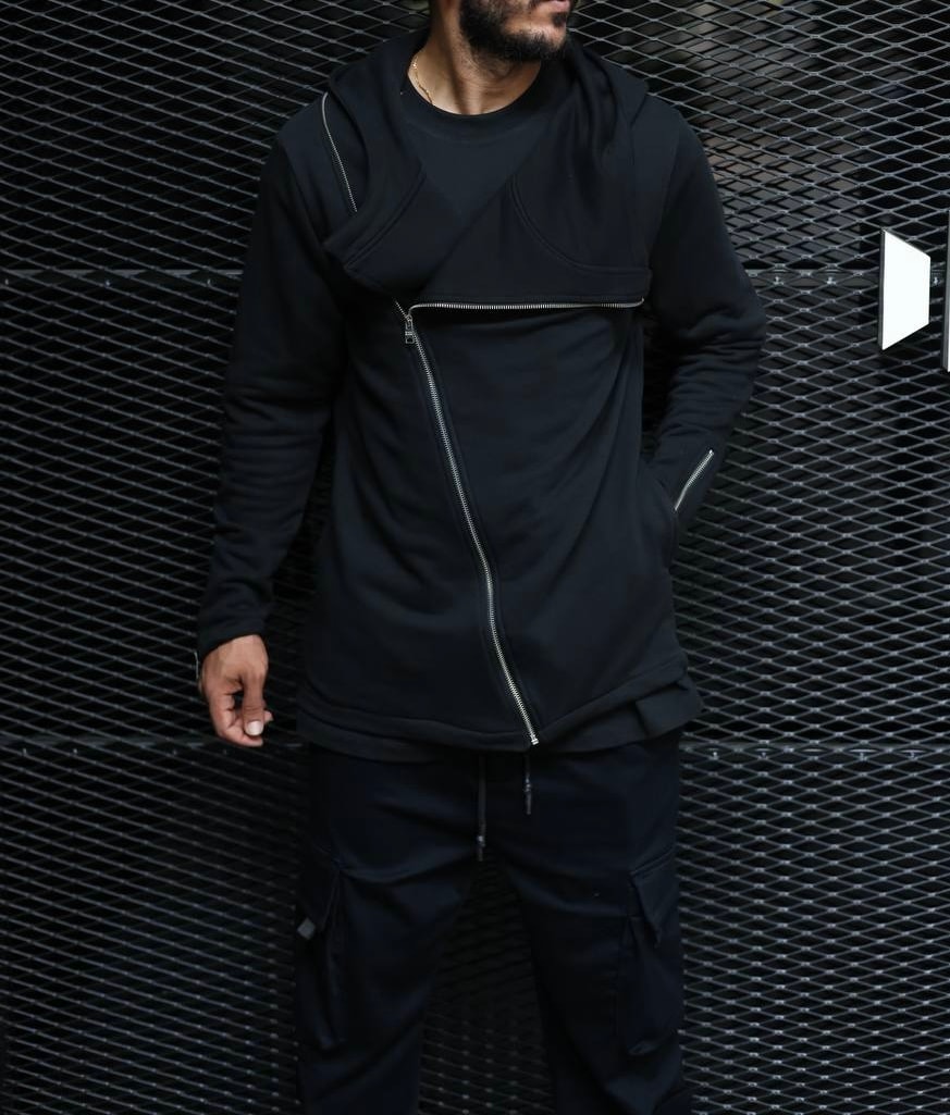 Black Zippered Jacket