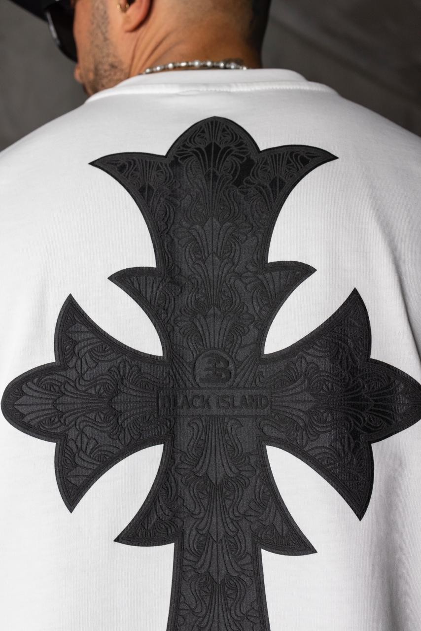 Detalied Haç T-shirt