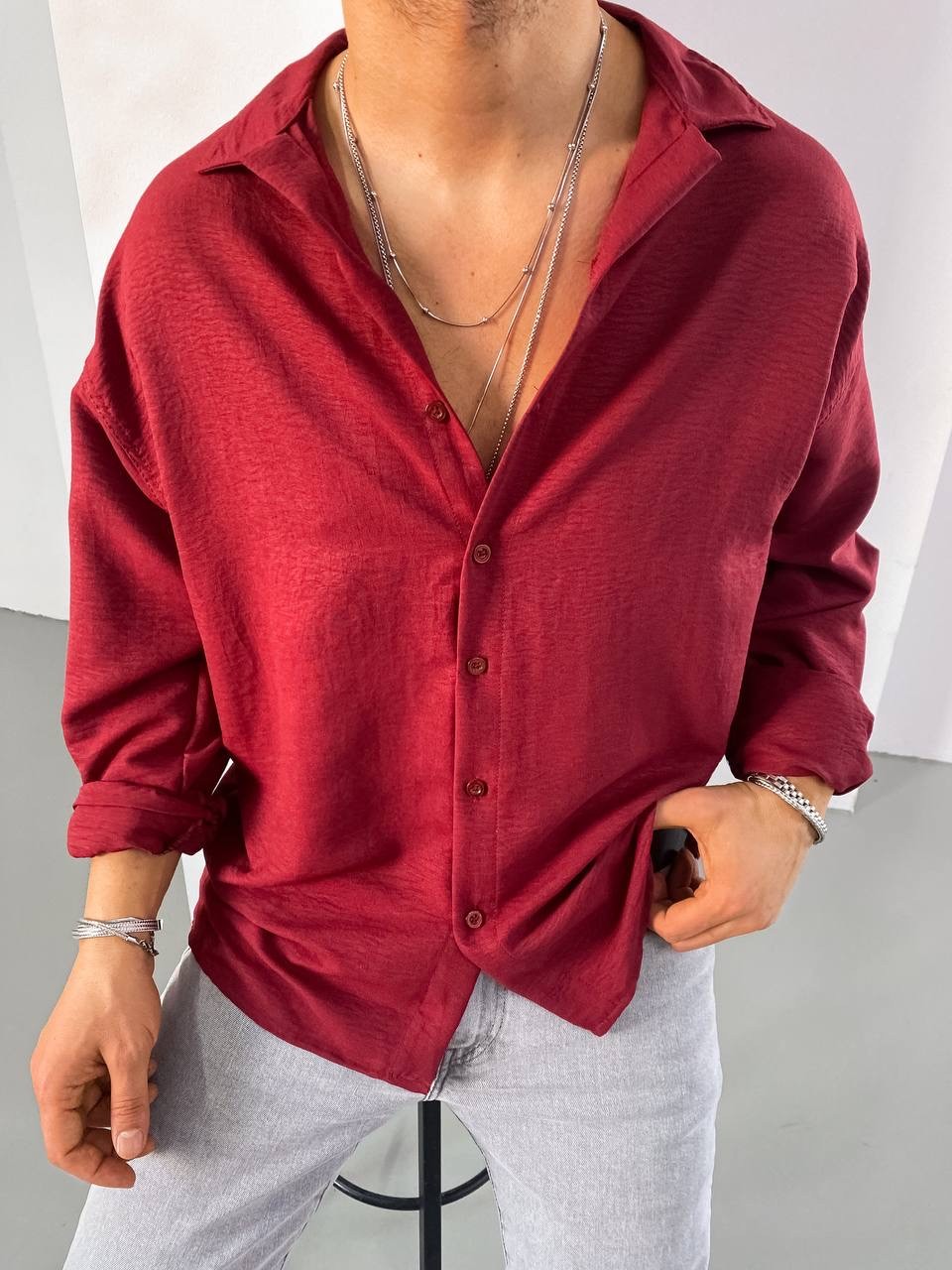 Claret Red Shirt