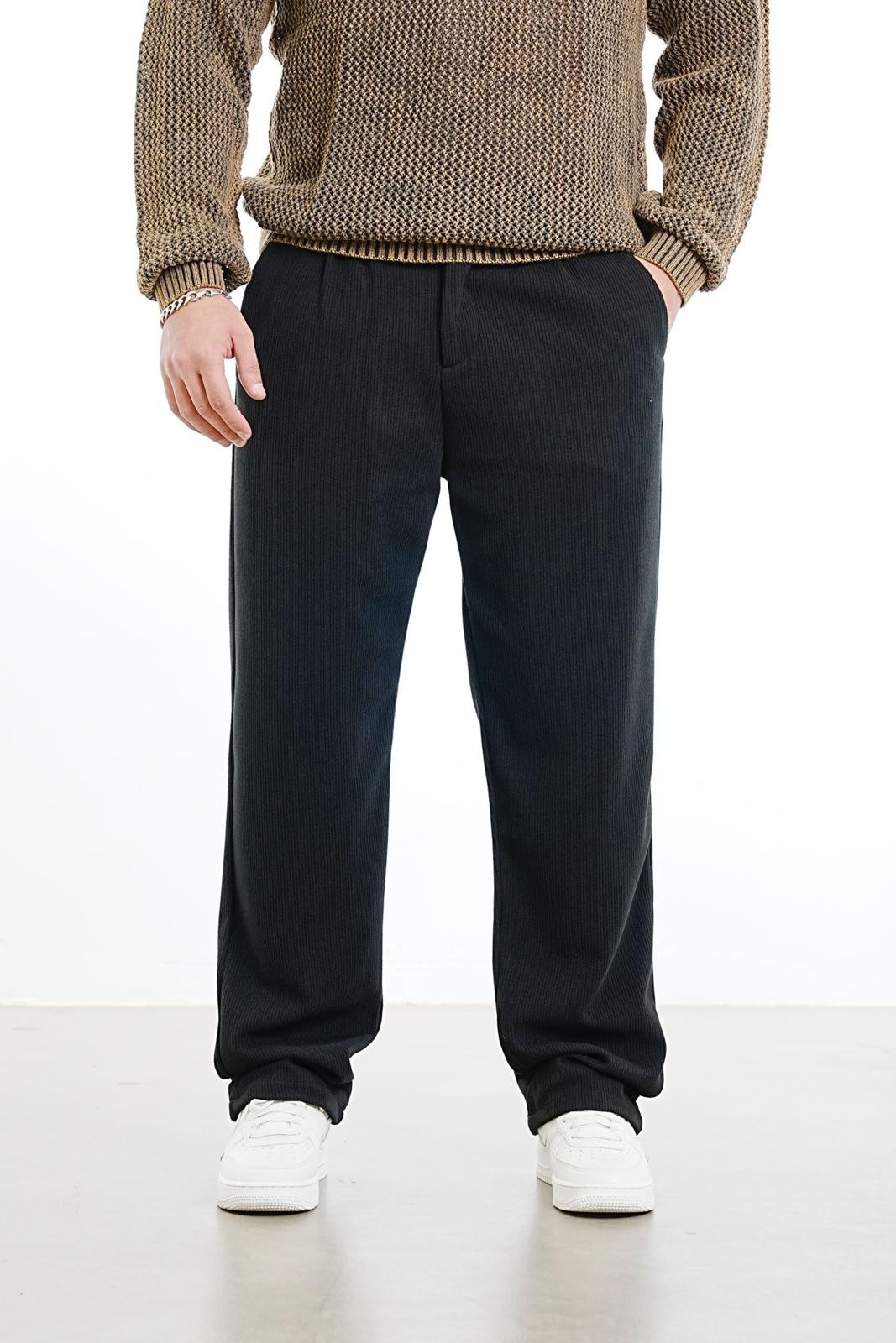 Black Corduroy Trousers