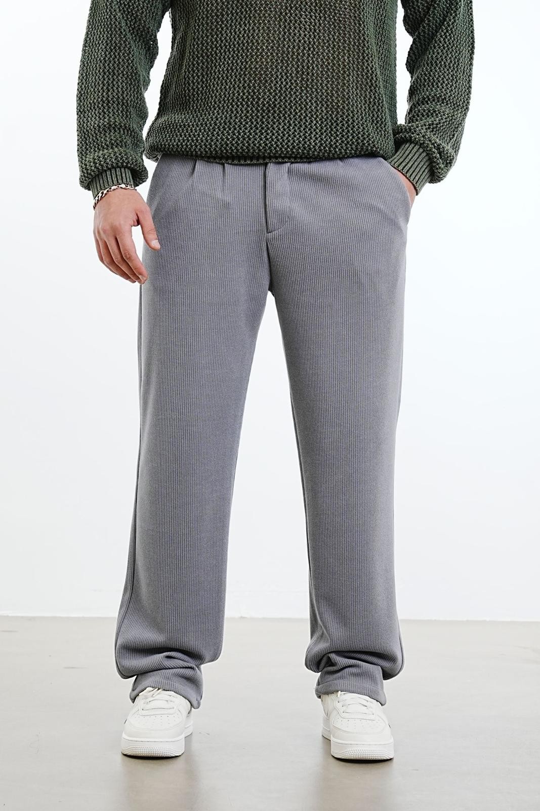 Anthracite Corduroy Trousers