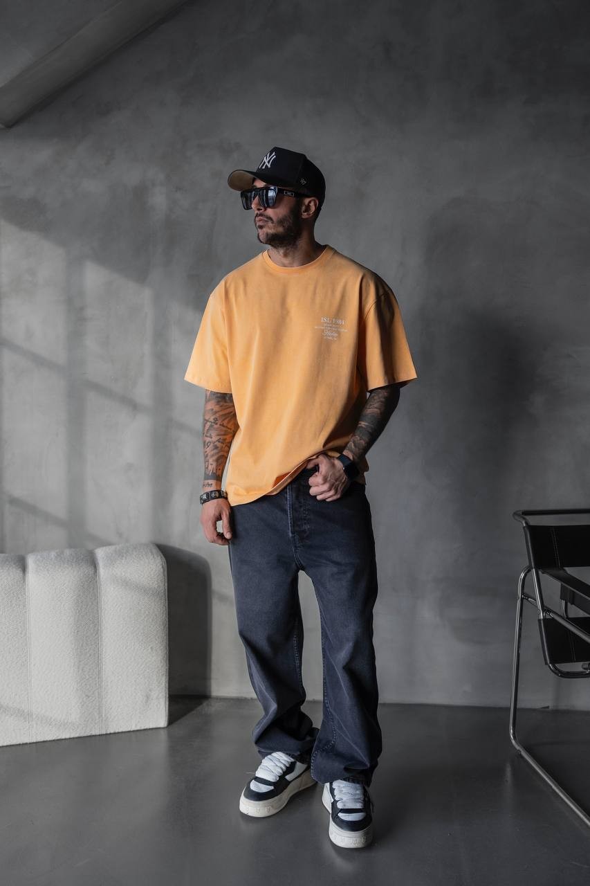 Orange Plain T-Shirt