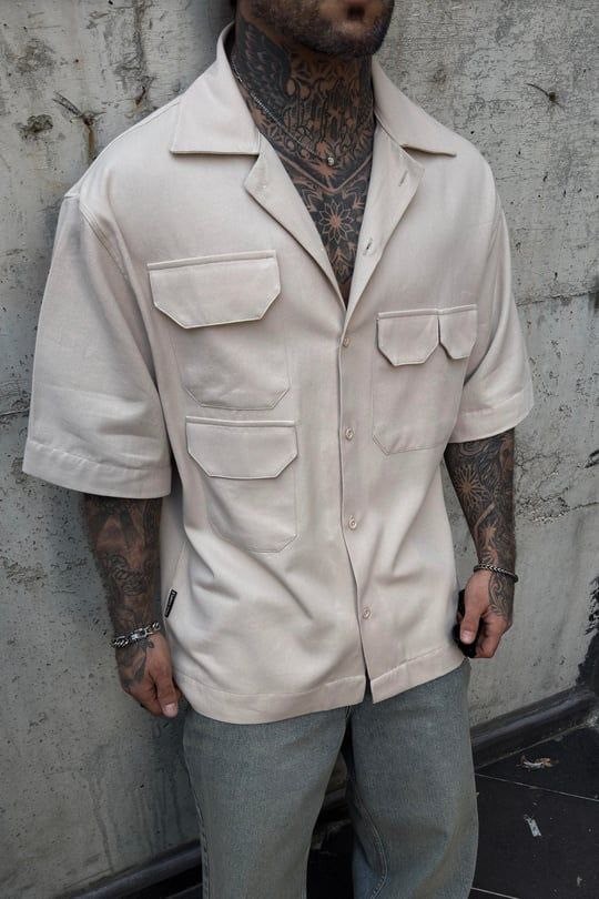 Beige Shirt