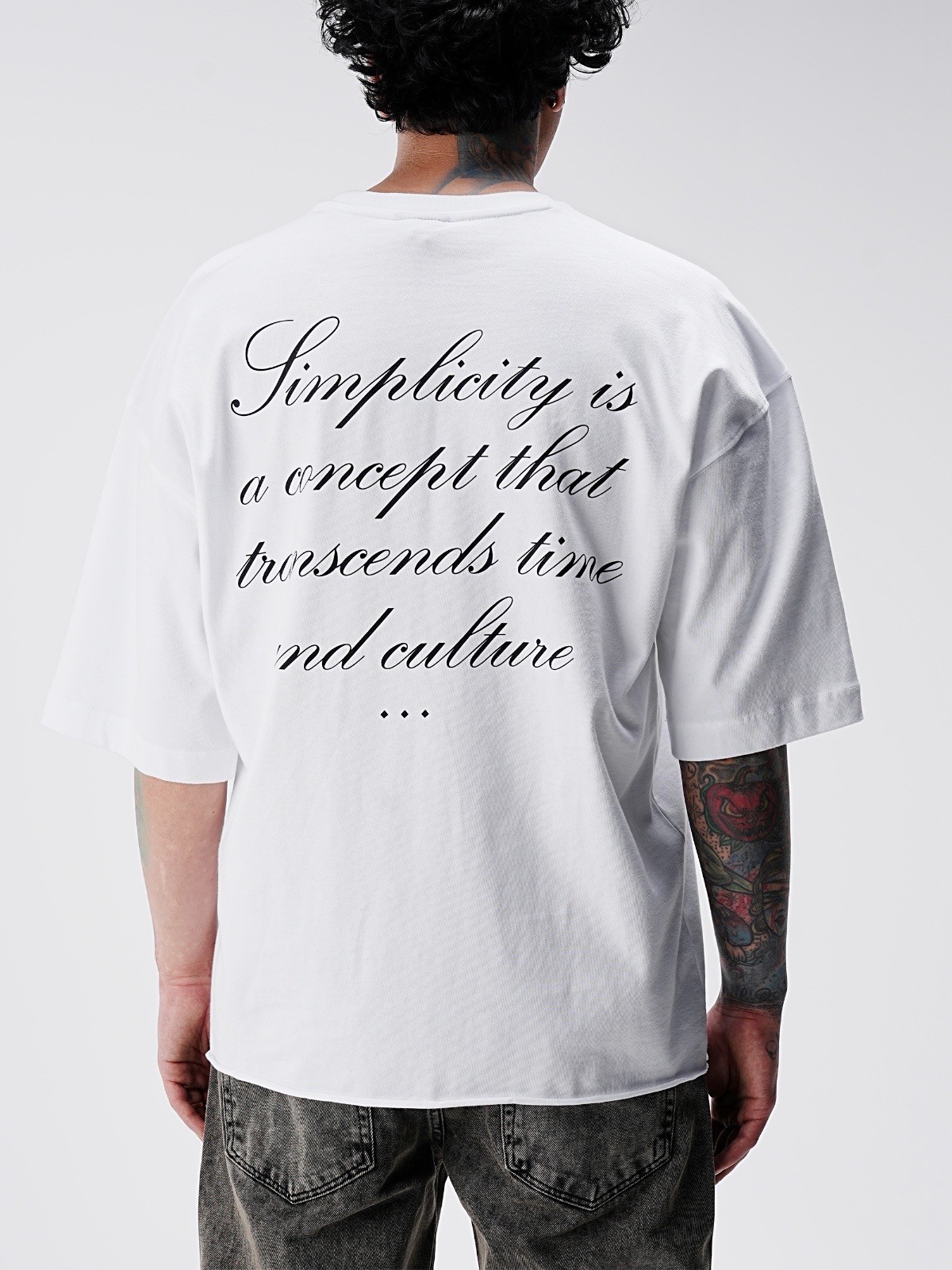 Written T-shirt White