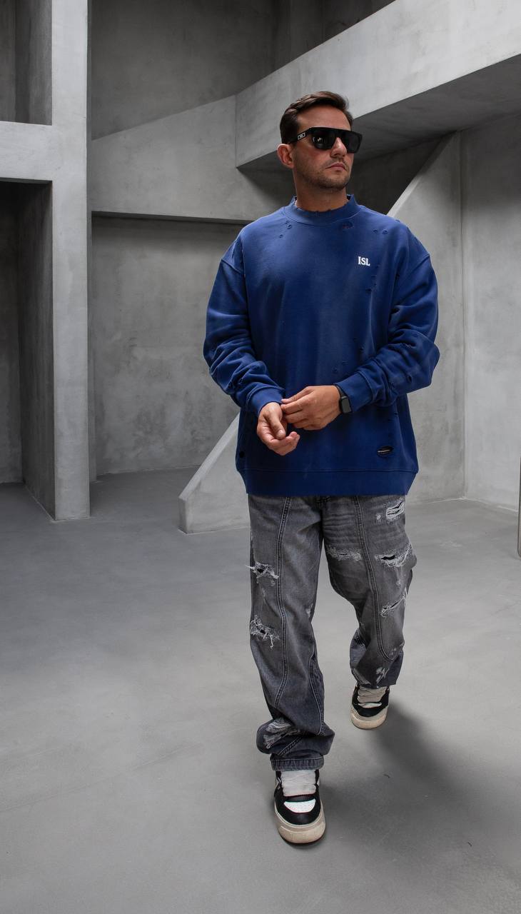 Blue Design Sweatshirt