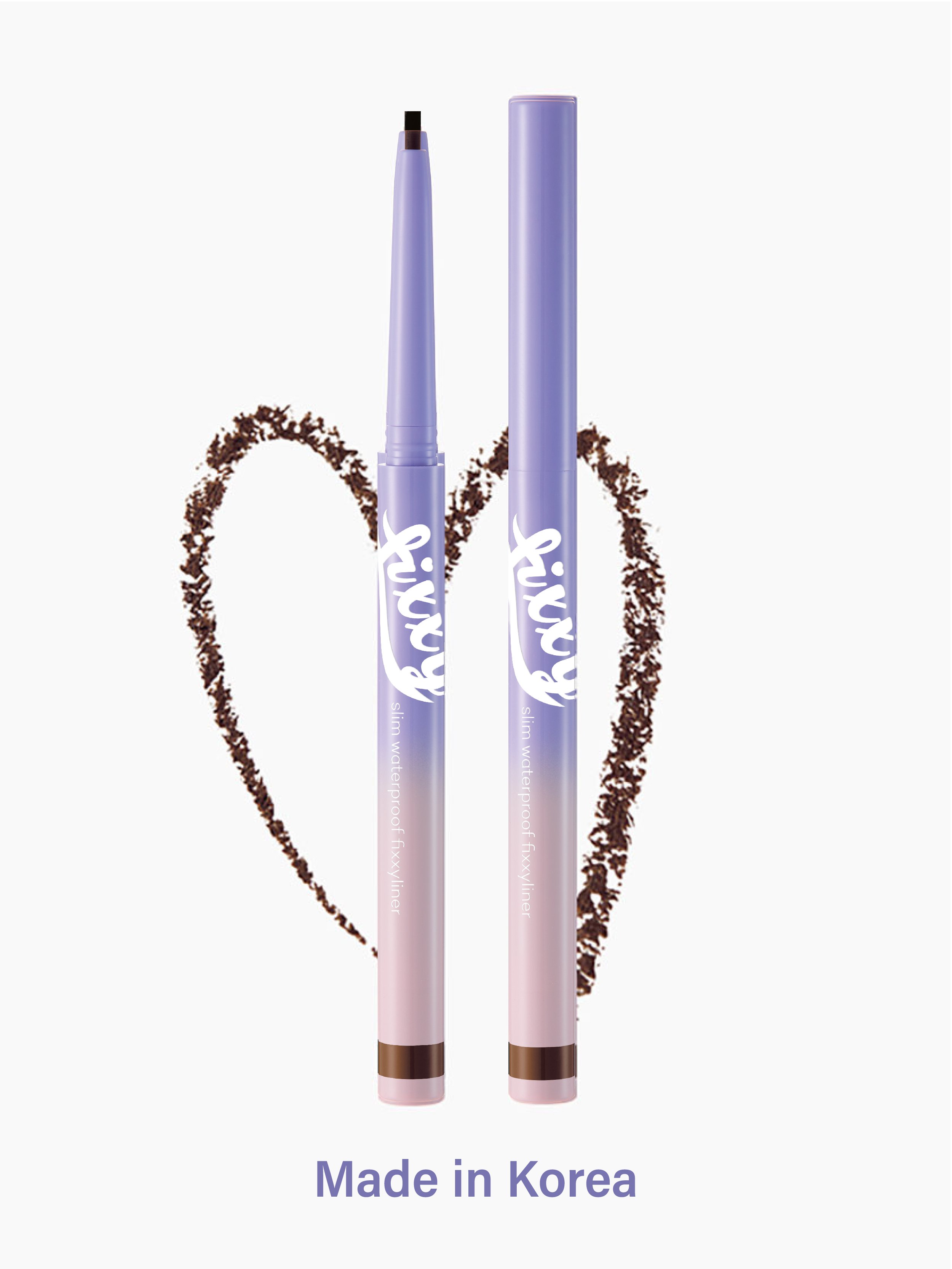 Peach C Slim Waterproof Suya Dayanıklı Fixxyliner (Eyeliner) - 03 Soft Brown