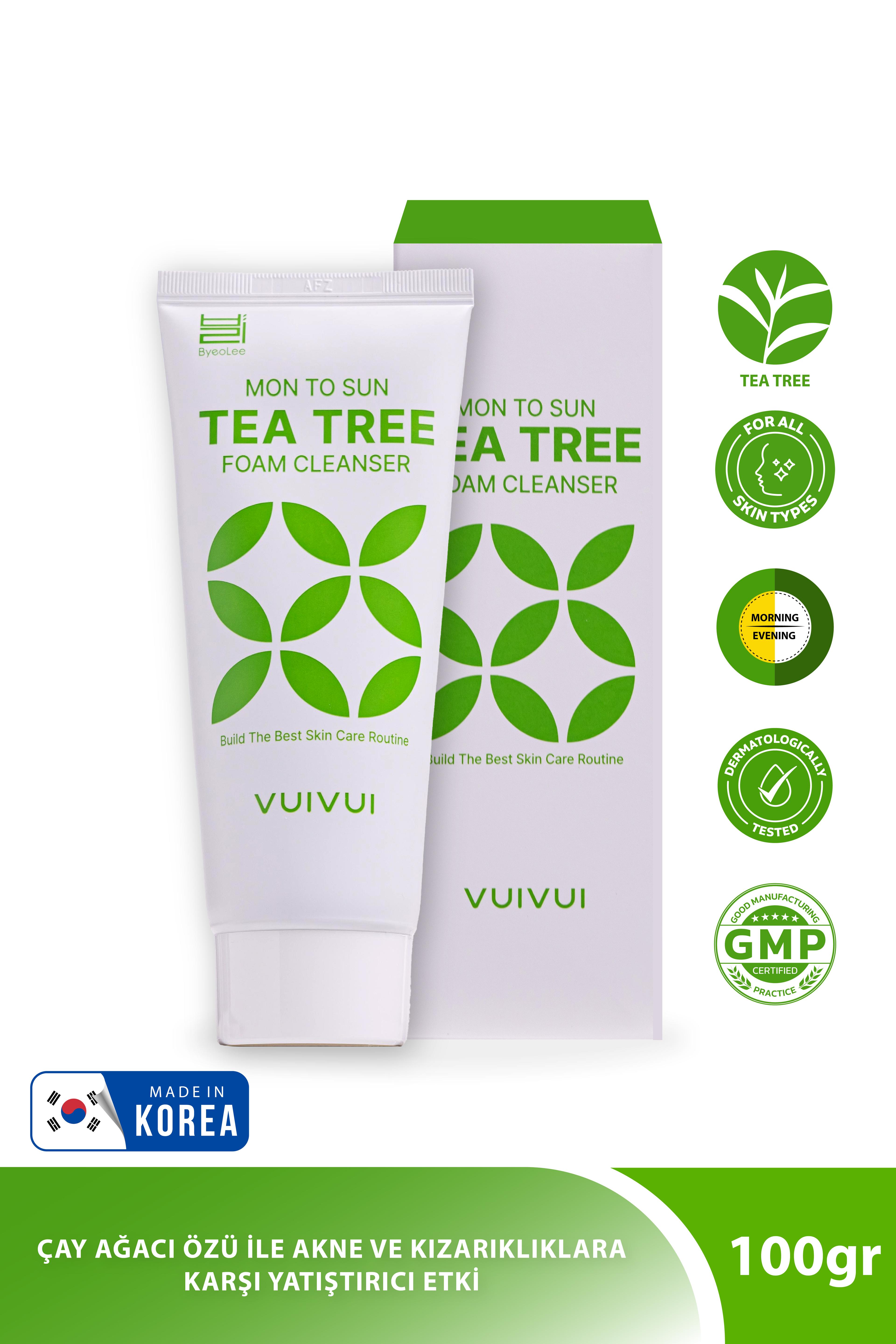 byeolee Tea Tree Foam Cleanser Kore Üretimi Köpük Temizleyici 100gr