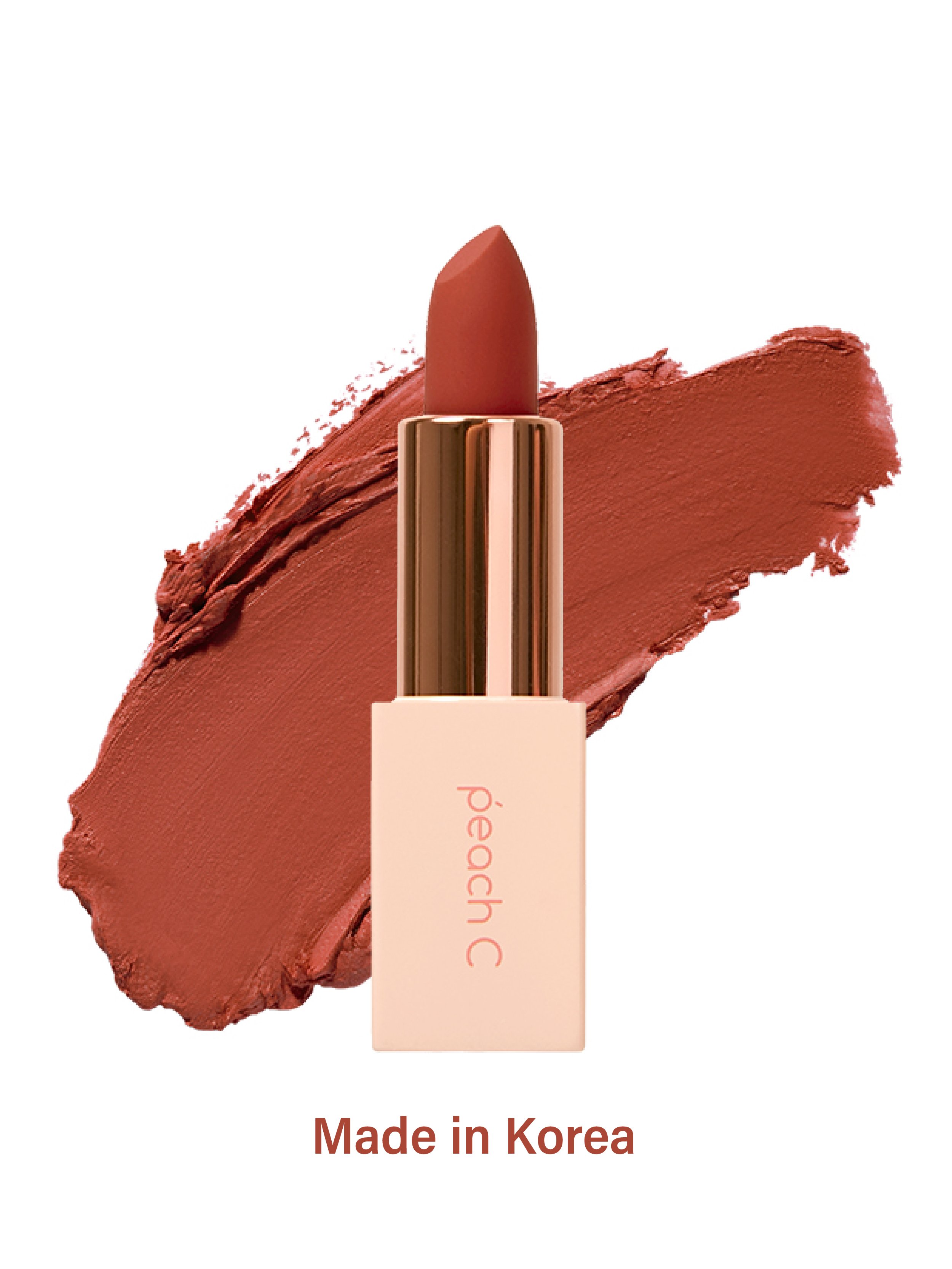 Peach C Ruj Lipstick Doğal Görünüm - 06 Rusty Rose