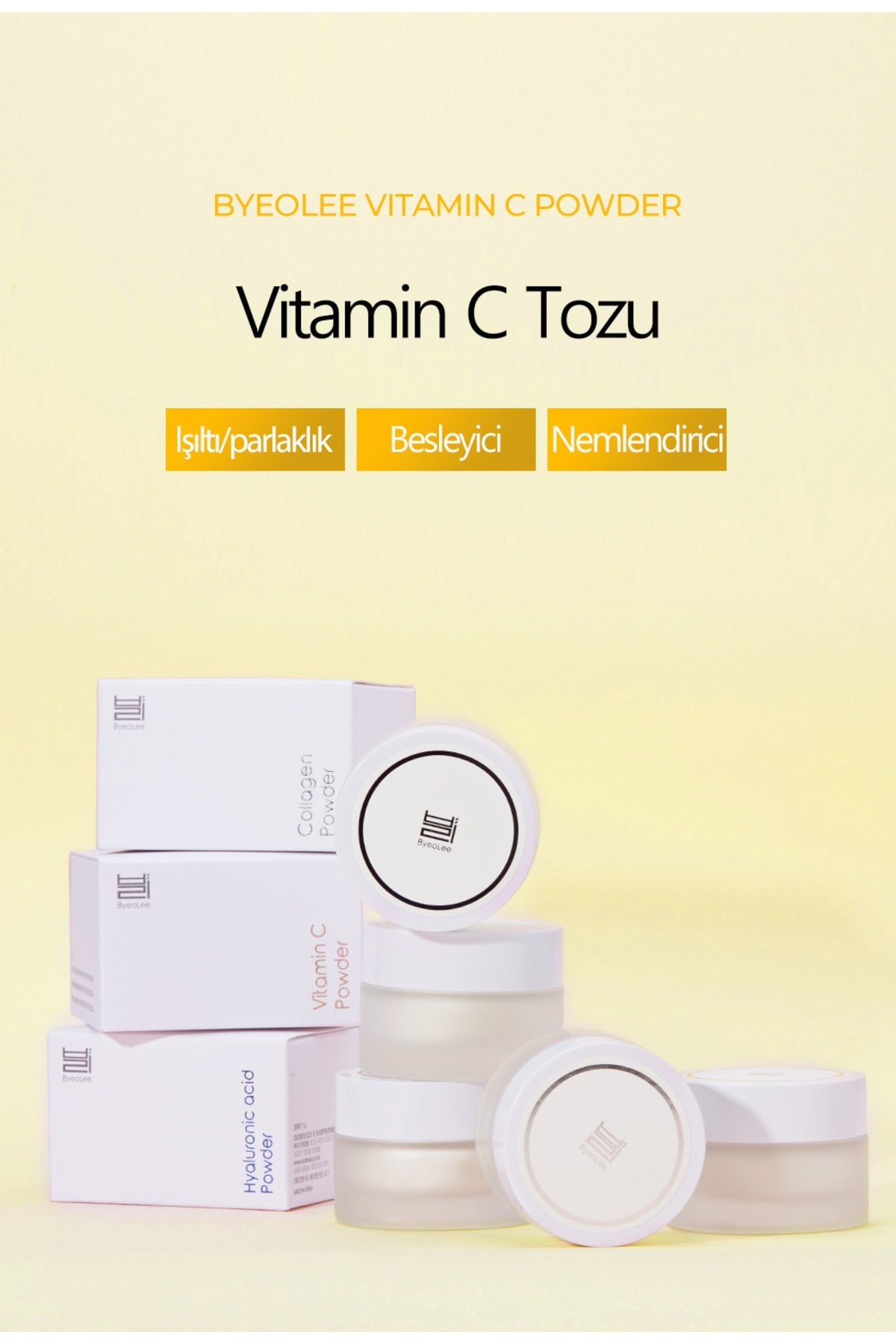 Canlandırıcı ve Aydınlatıcı Ton Eşitleyici C Vitamin Powder Toz 20gr