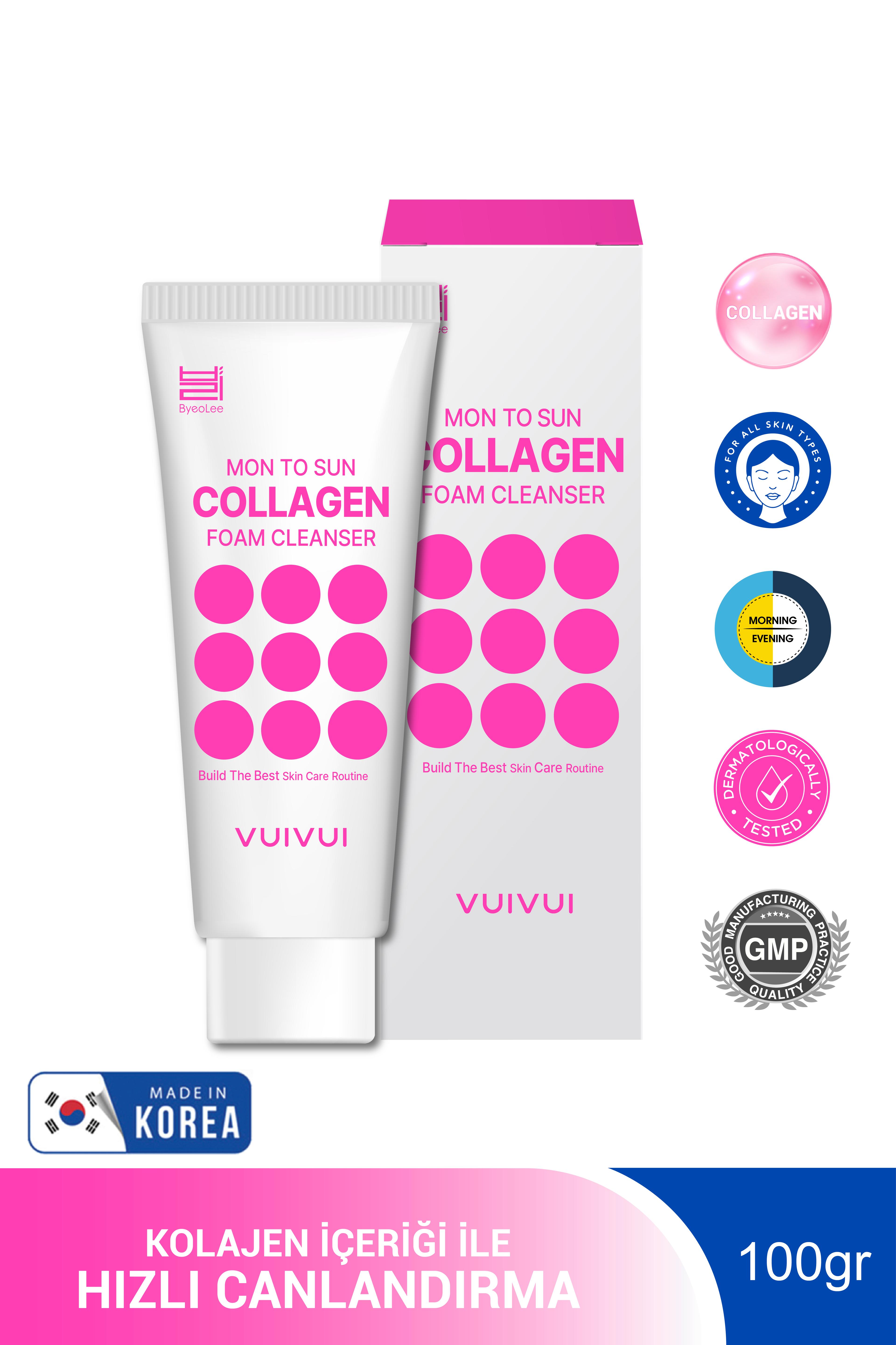 Kolajen Foam Cleanser Yüz Temizleme Köpüğü 100gr