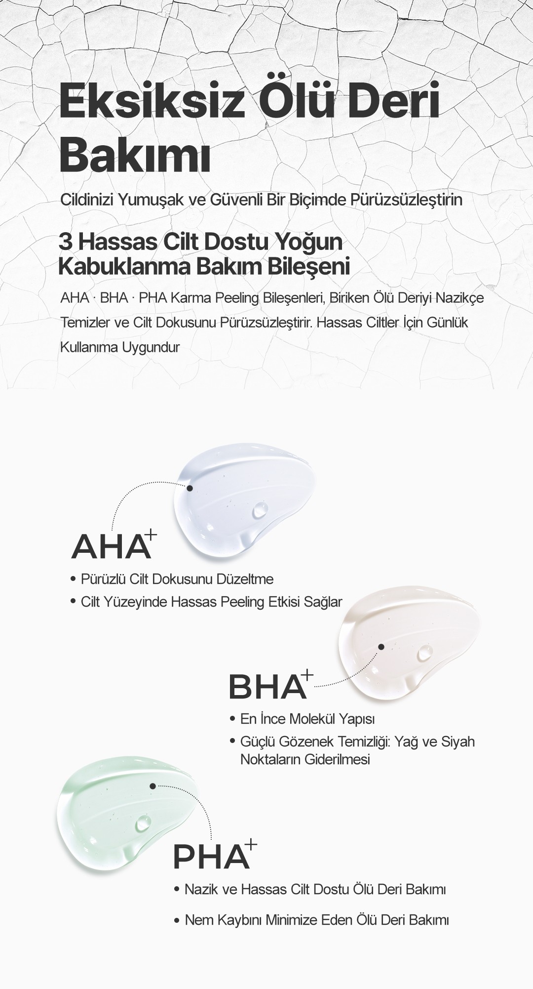 Tekli 1 Adet AHA BHA PHA Panthenol Allantoin Betain İçerikli Ölü Deri Bakımı Pelling Etkili MAEKKEUN Yüz Kağıt Maske