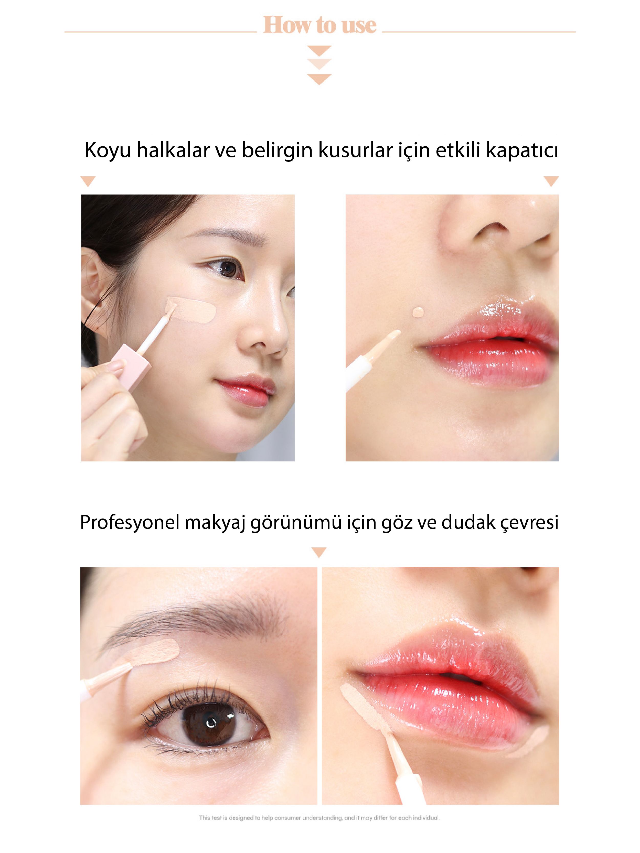 Peach C Concealer Tüm Yüze Uygulanabilir Kapatıcı SPF30 PA++