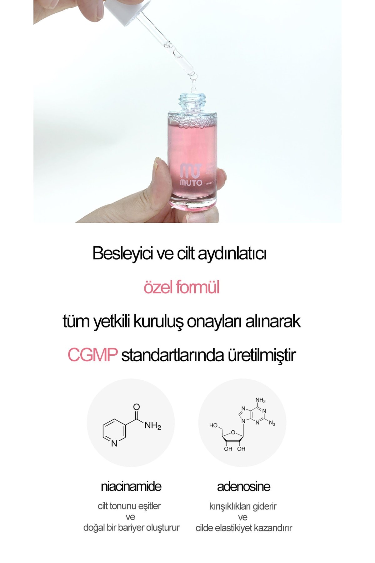 Rose Centifolia Gül Özlü Niacinamide Aydınlatıcı&gençleştirici, Koruyucu Sprey Mist&serum