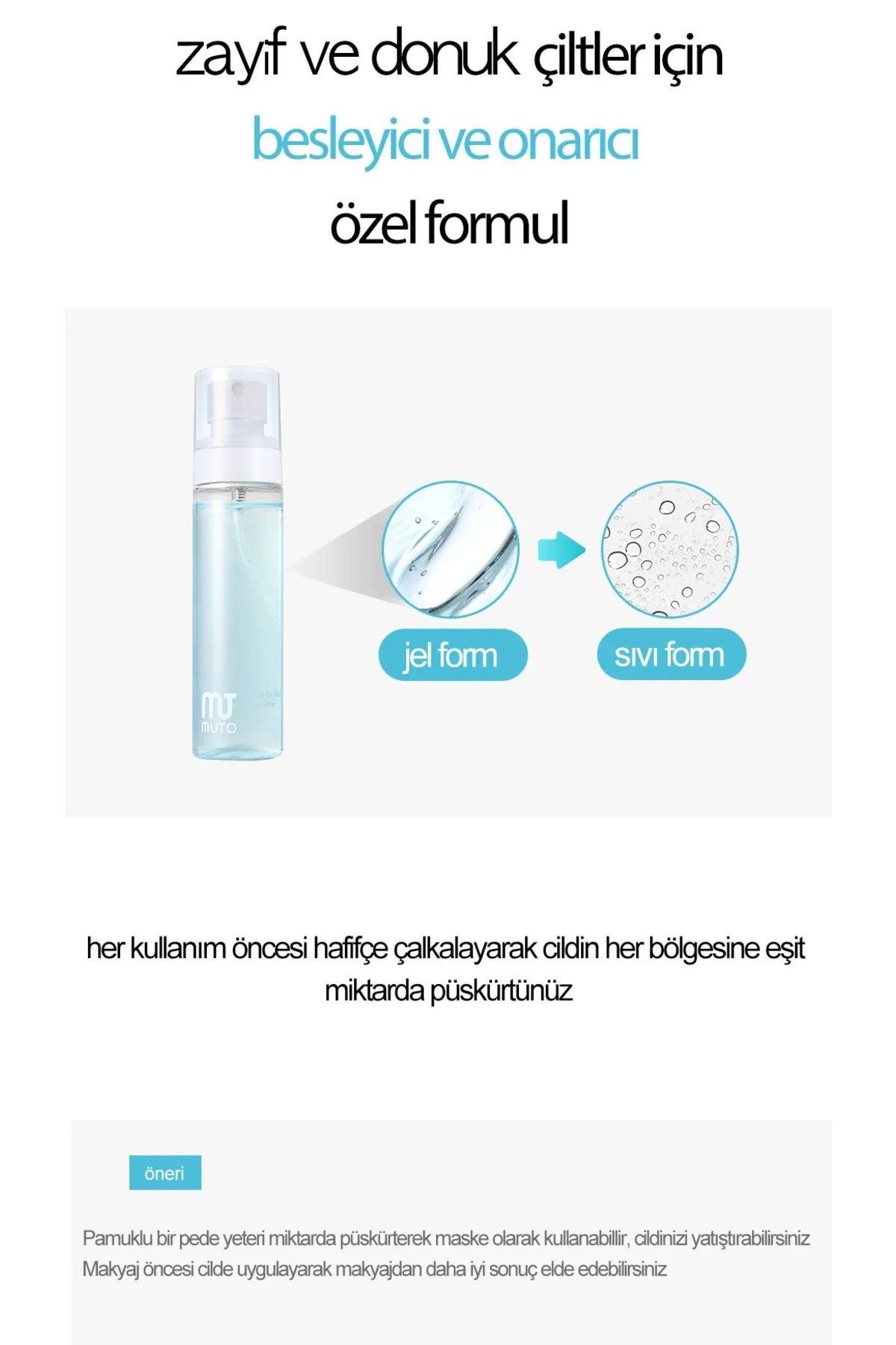 Muto Trüf Ve Mangosteen Özlü Kırışıklık&akne Giderici Niacinamide,tonlayıcı Mist Sprey 80ml