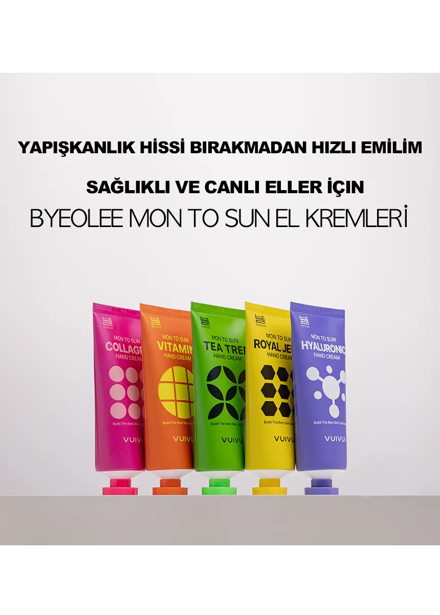 Hyaluronik Asit Kore El Kremi 100gr | Nemlendirici - Byeolee