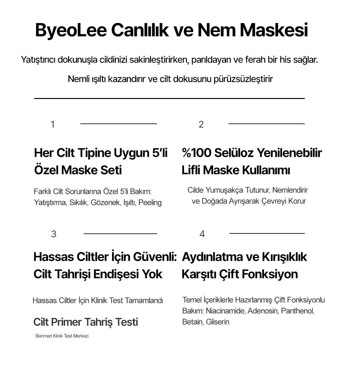 Tekli 1 Adet Cica Komplex İçeren Yatıştırıcı Nemlendirici Canlandırıcı JINJEONGTOKTOK Kore Kağıt Yüz Maskesi