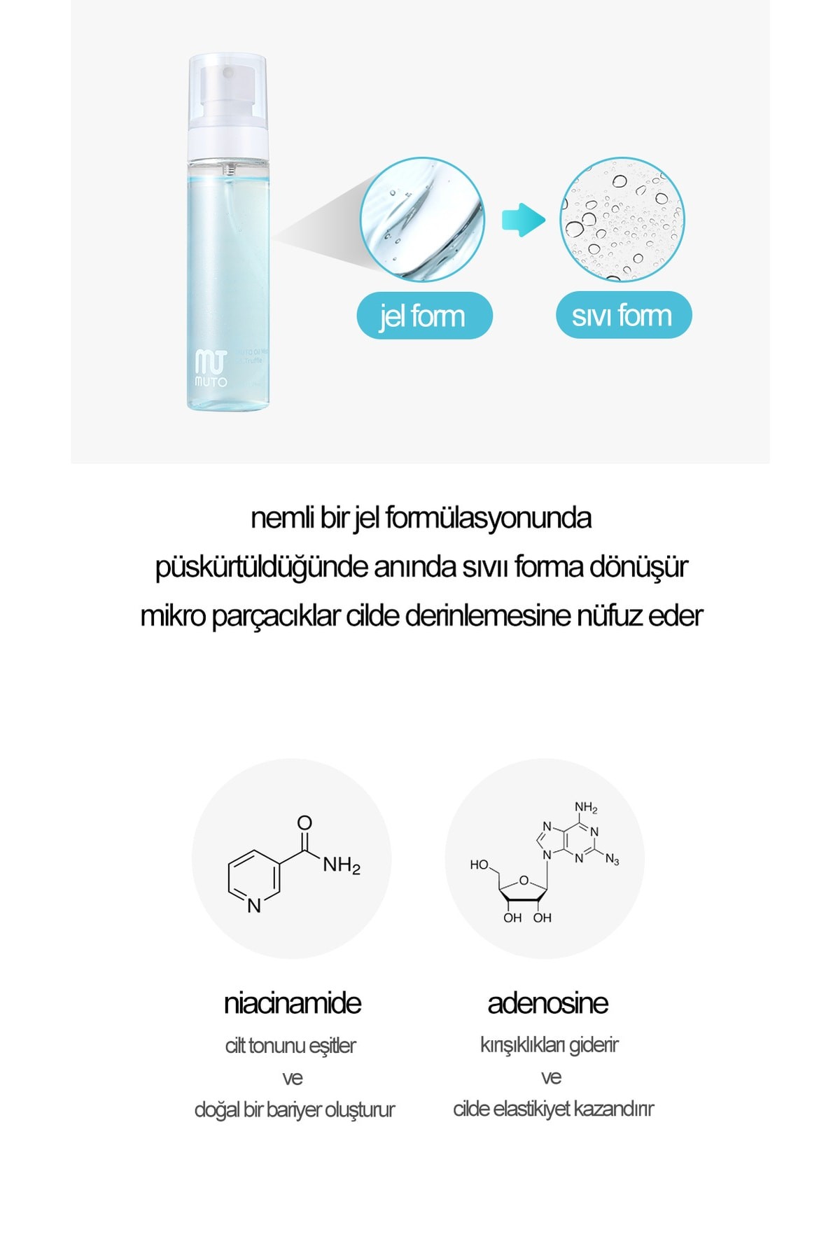 Trüf Ve Mangosteen Özlü Niacinamide,tonlayıcı Mist Sprey&serum