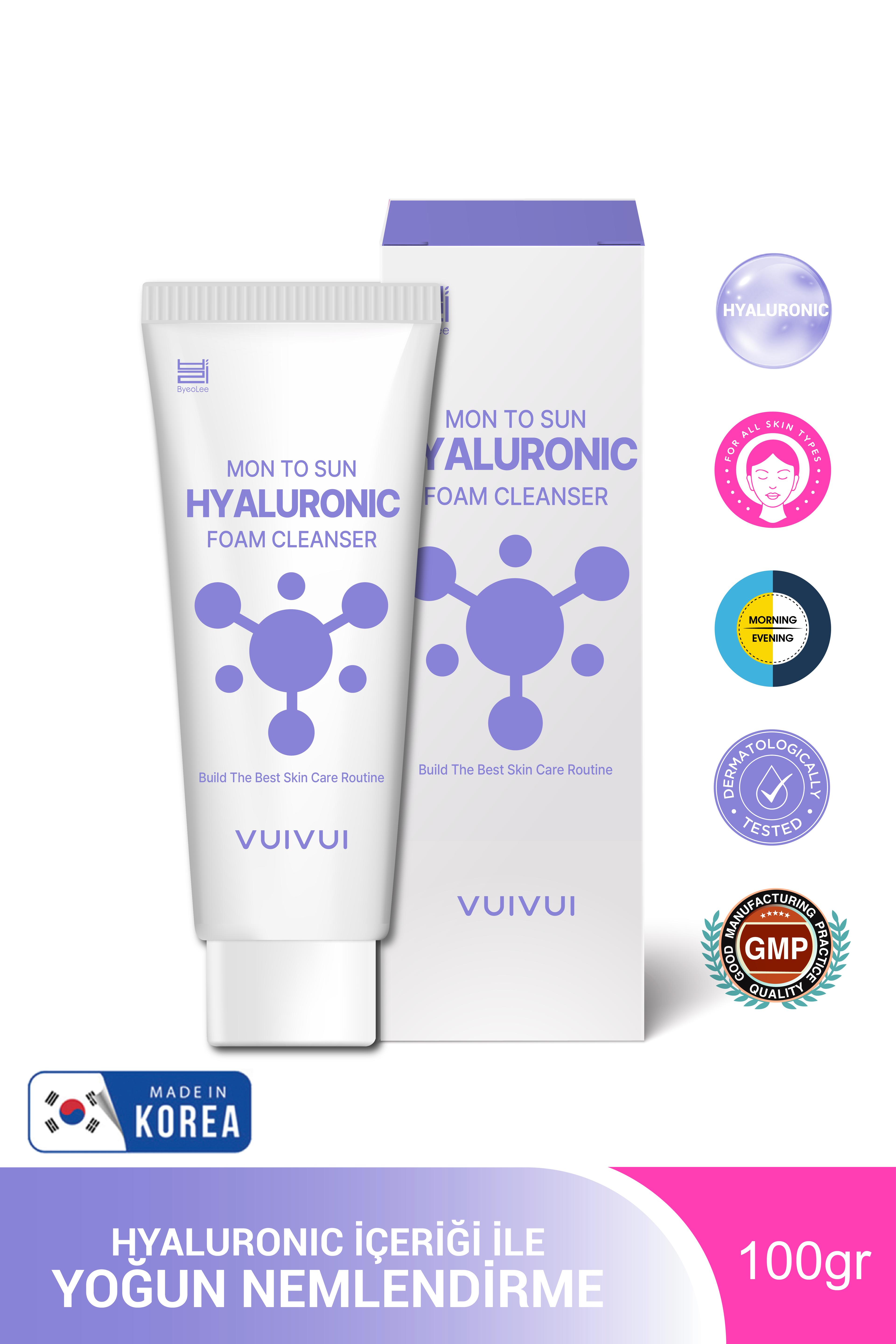 Hyaluronic Foam Cleanser Köpük Temizleyici 100gr