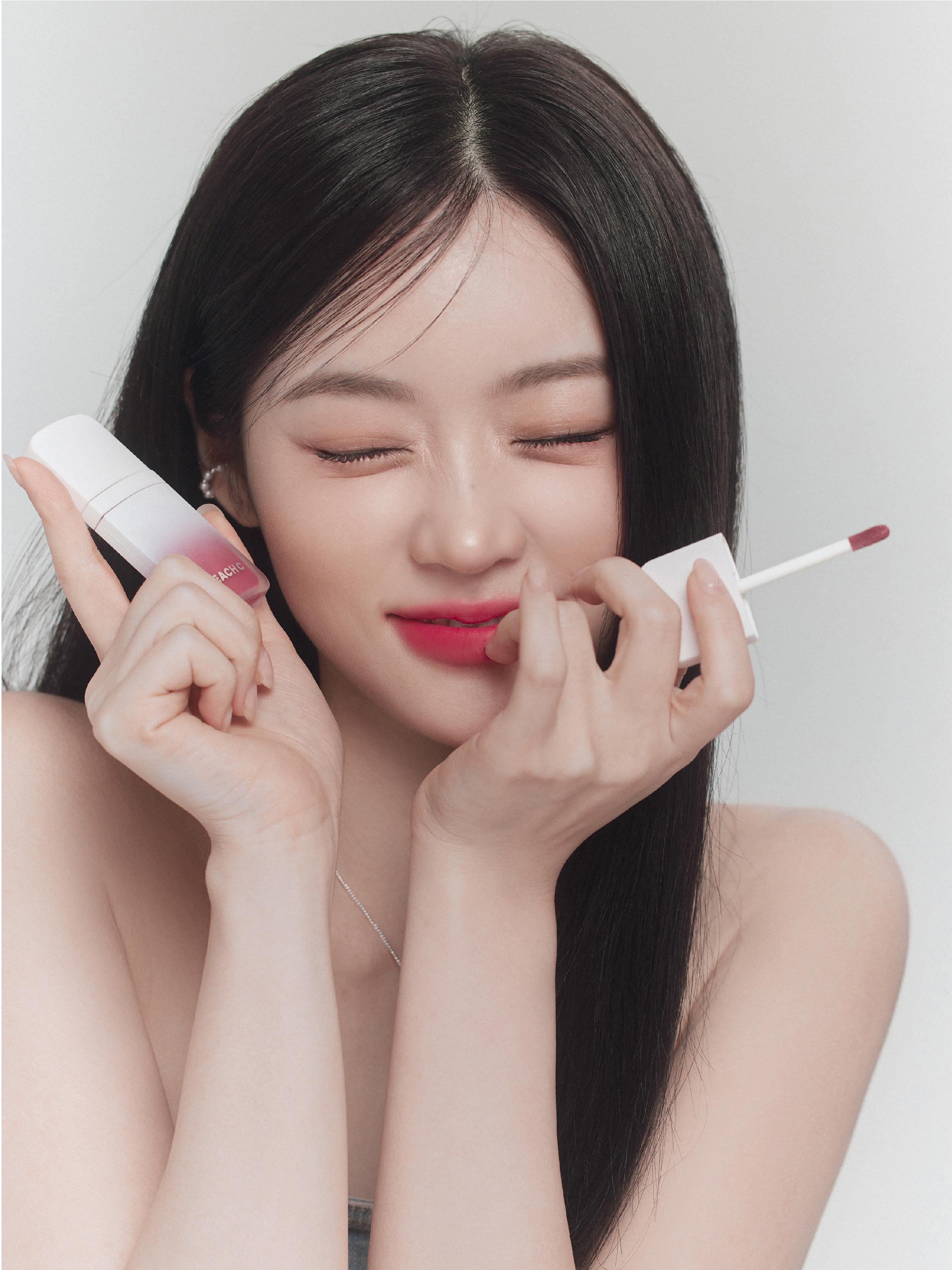 Peach C Blurry Filter Tint Lip to Cheek Doğal Görünüm