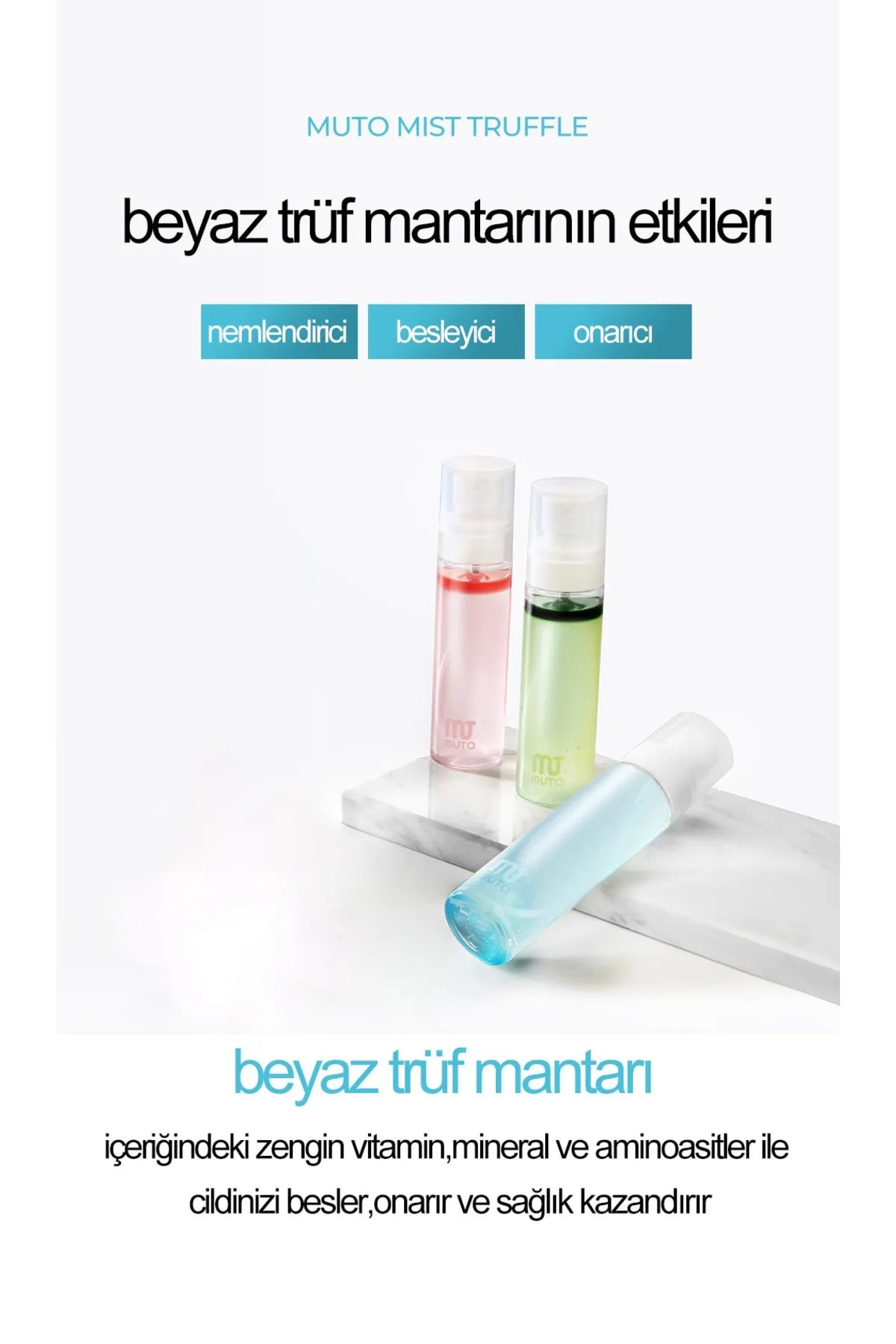 Muto Trüf Ve Mangosteen Özlü Kırışıklık&akne Giderici Niacinamide,tonlayıcı Mist Sprey 80ml