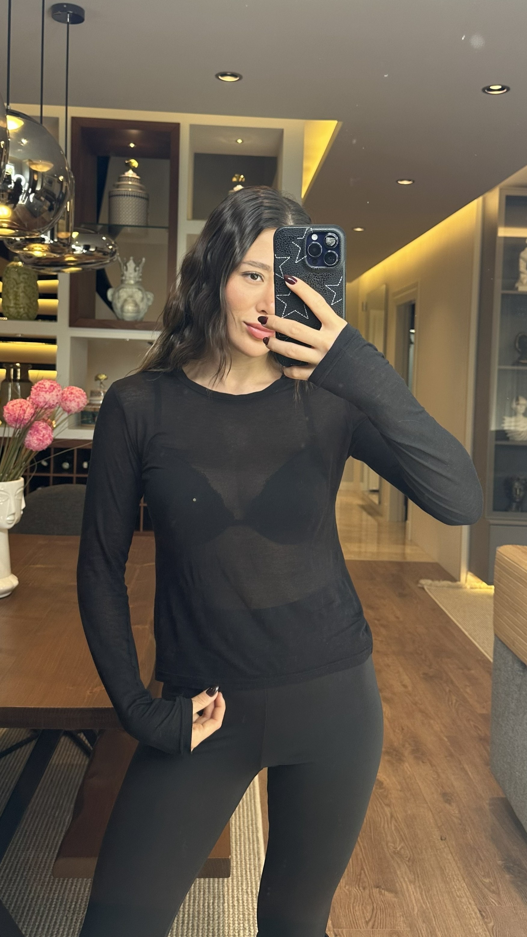 Siyah Transparan Body 