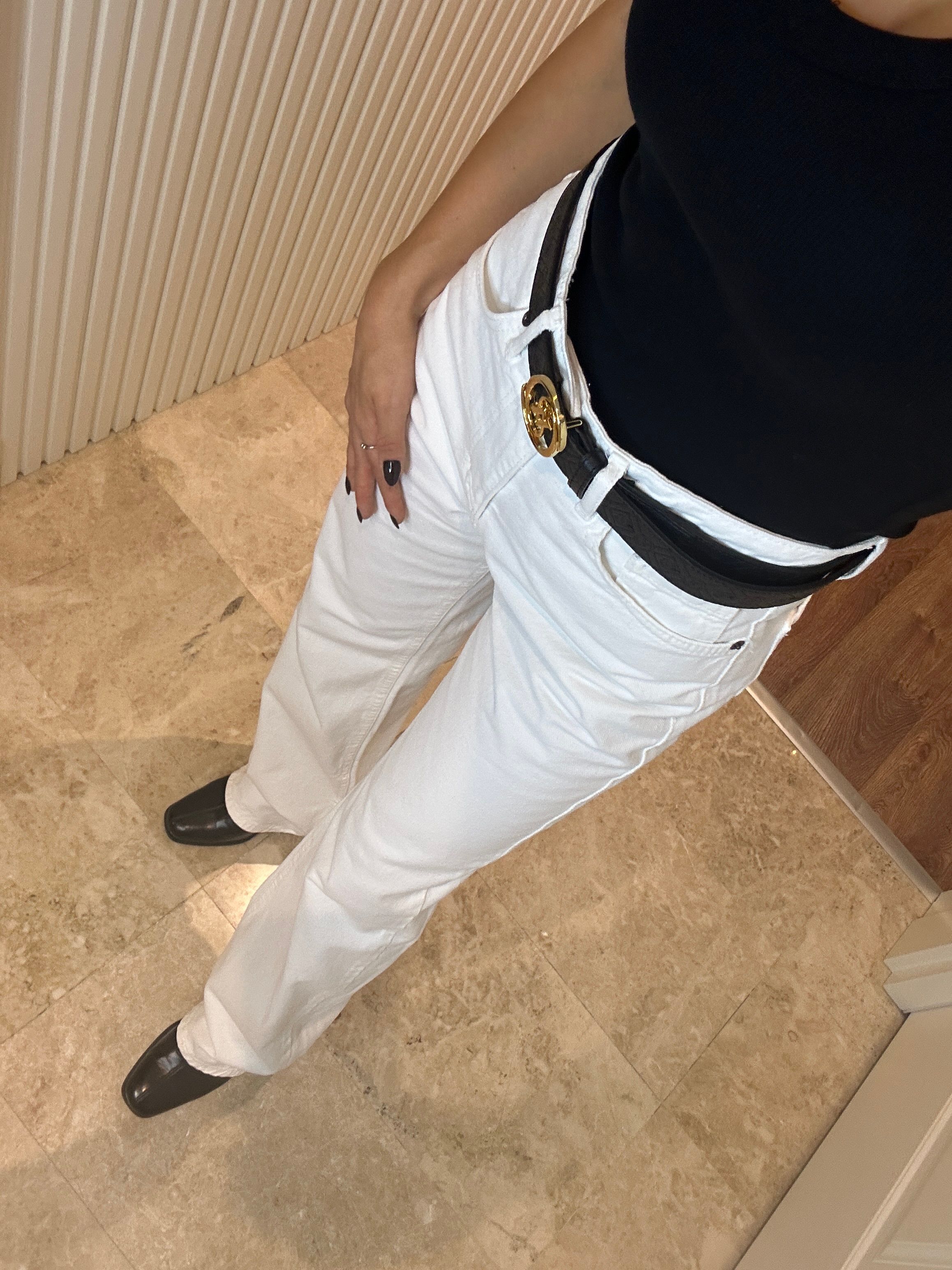 Beyaz Straight Jean 